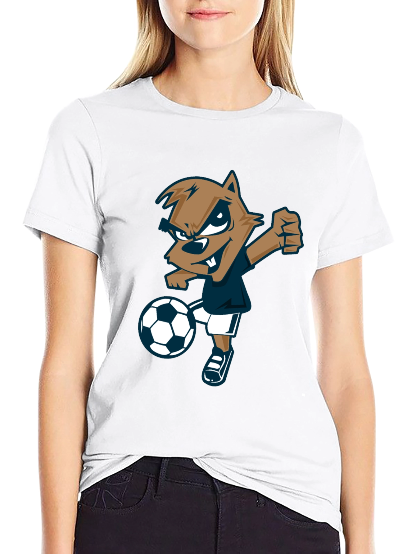 Cartoon Soccer T-Shirt