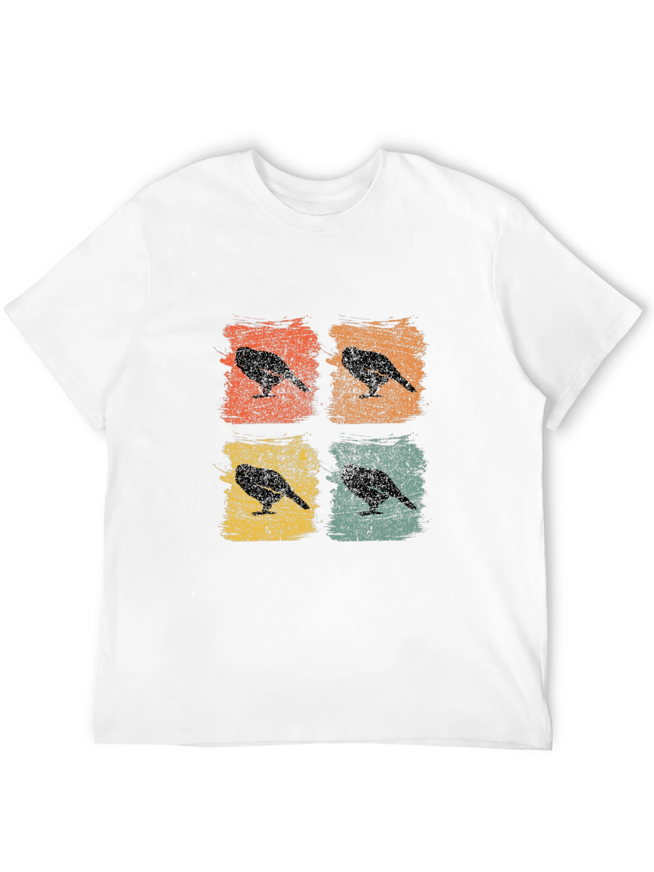 Retro Crow Pop Art T-Shirt