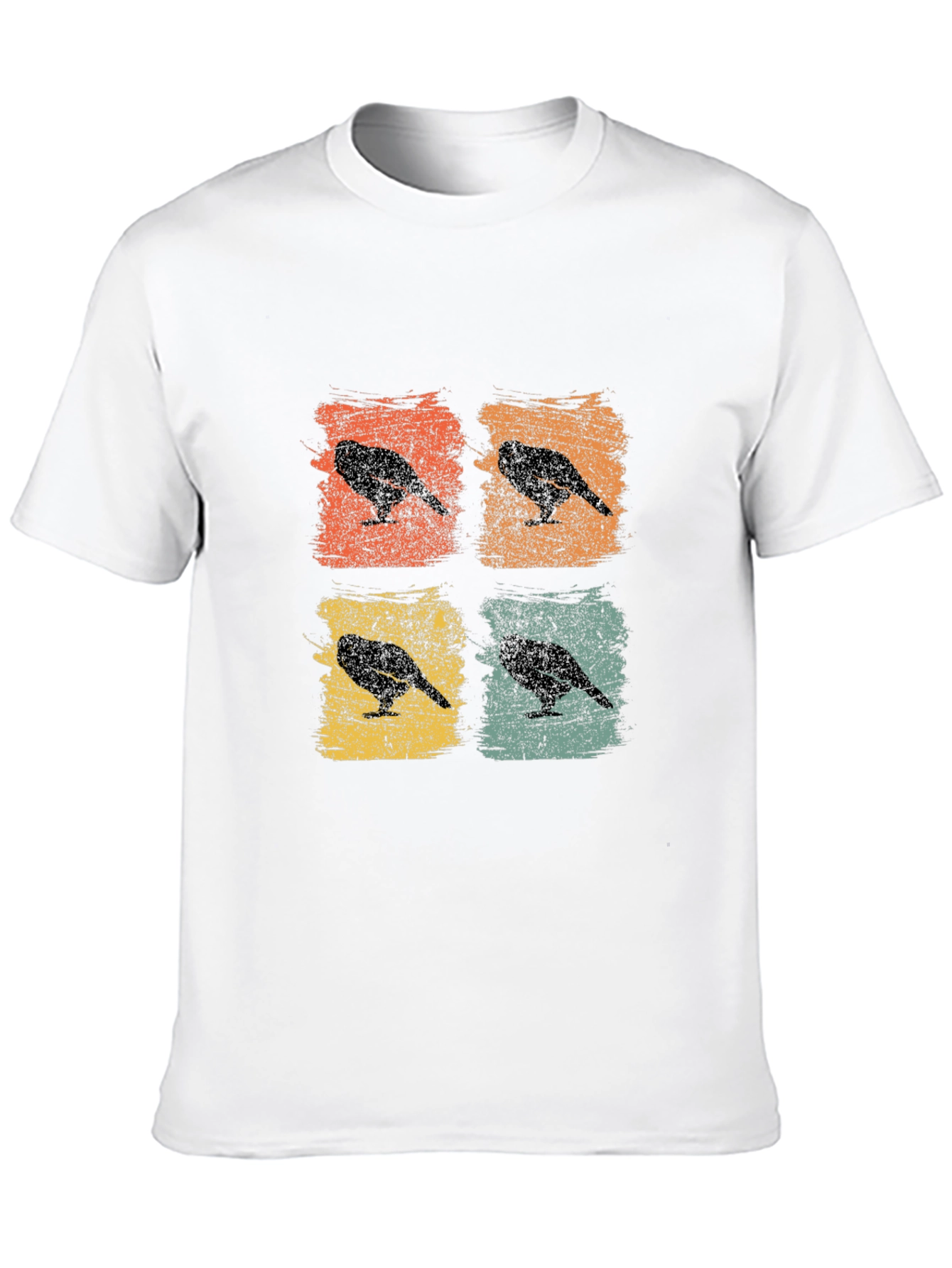 Retro Crow Pop Art T-Shirt