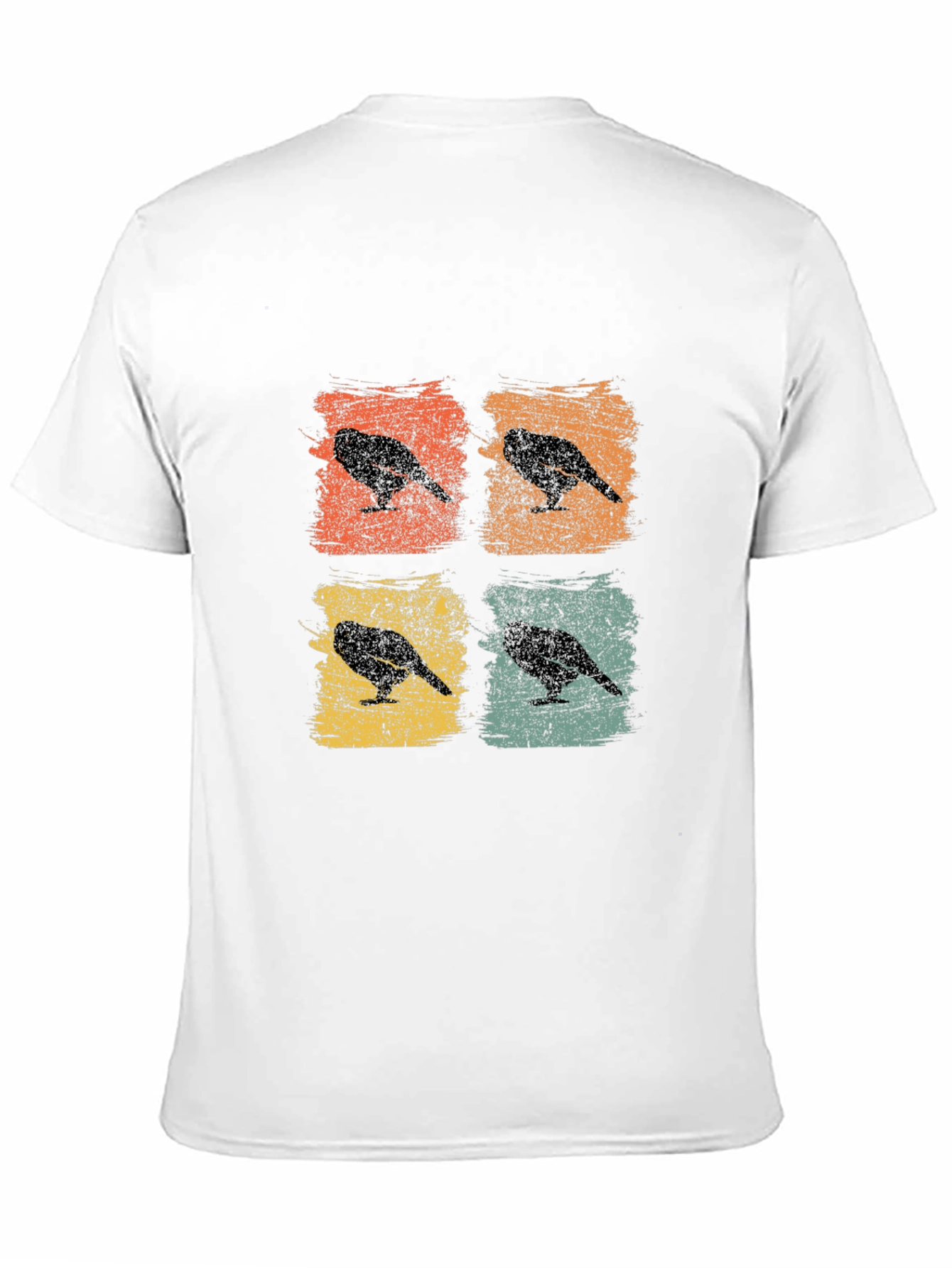 Retro Crow Pop Art T-Shirt