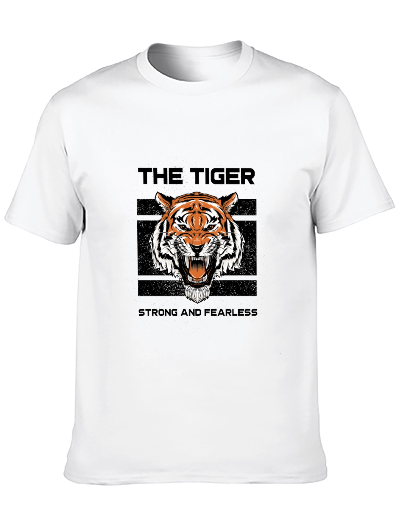 The Tiger Graphic Tee - Strong and Fearless Style