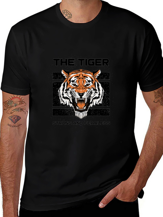 The Tiger Graphic Tee - Strong and Fearless Style