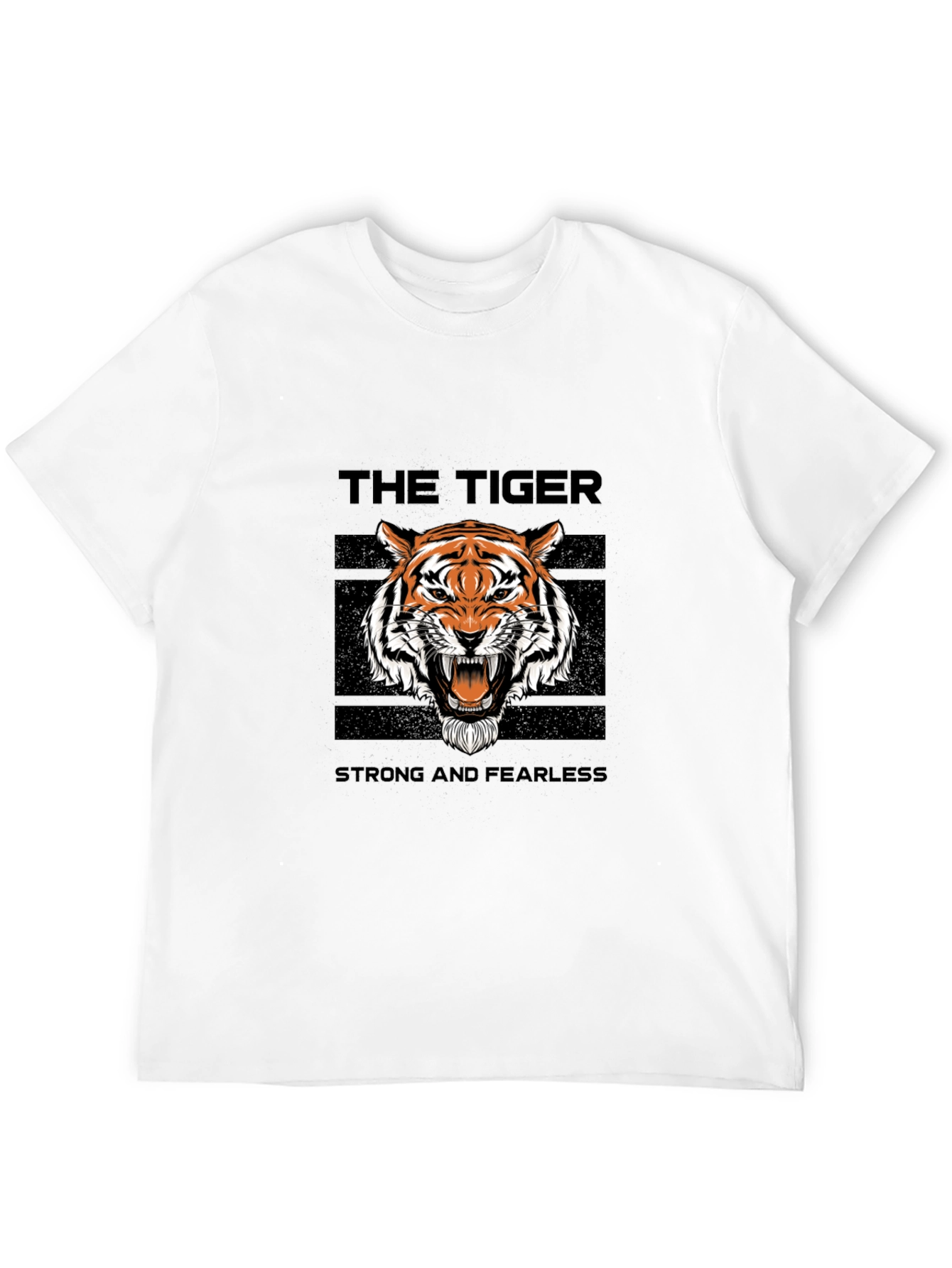 The Tiger Graphic Tee - Strong and Fearless Style