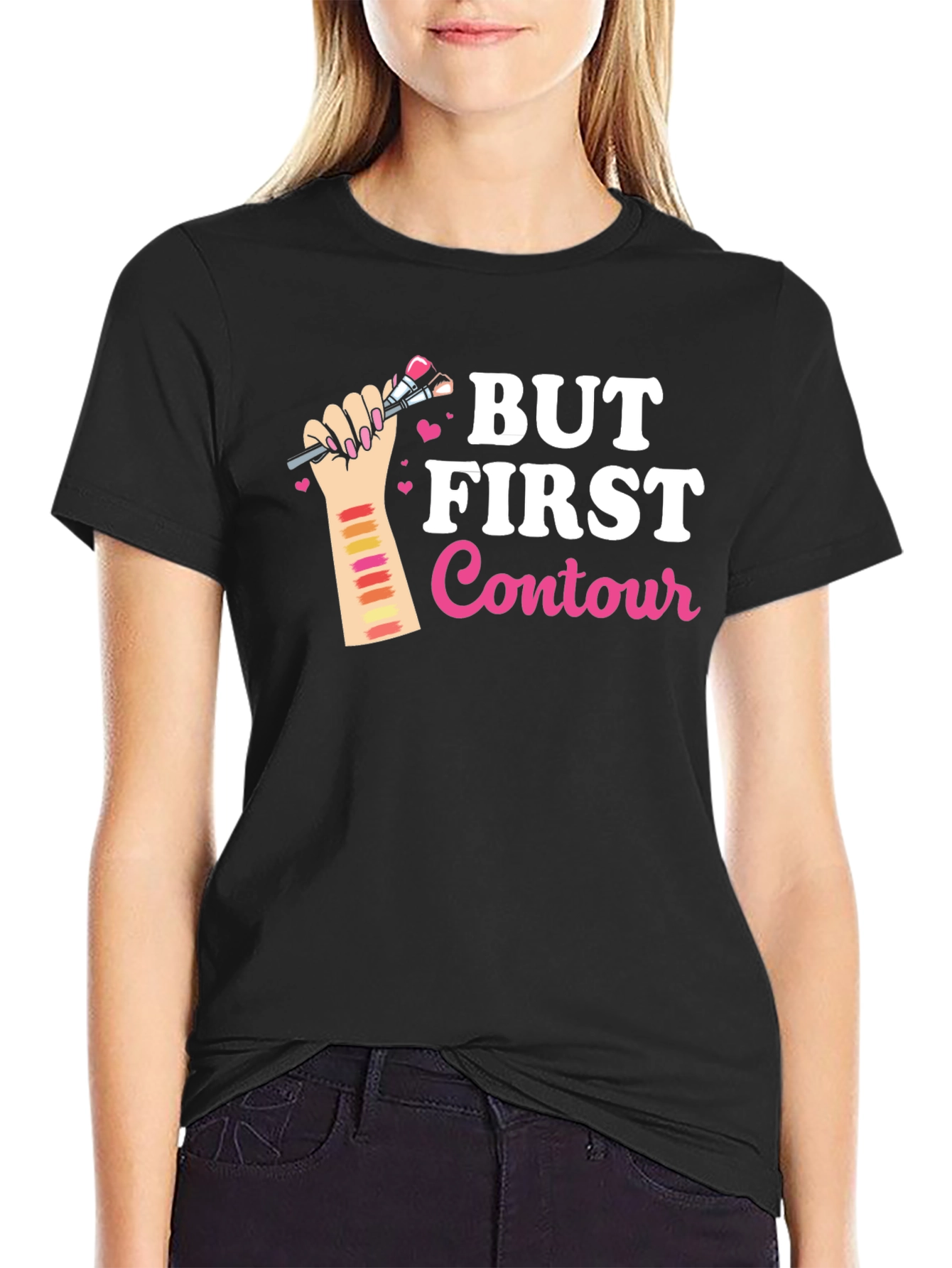 But First Contour Graphic T-Shirt