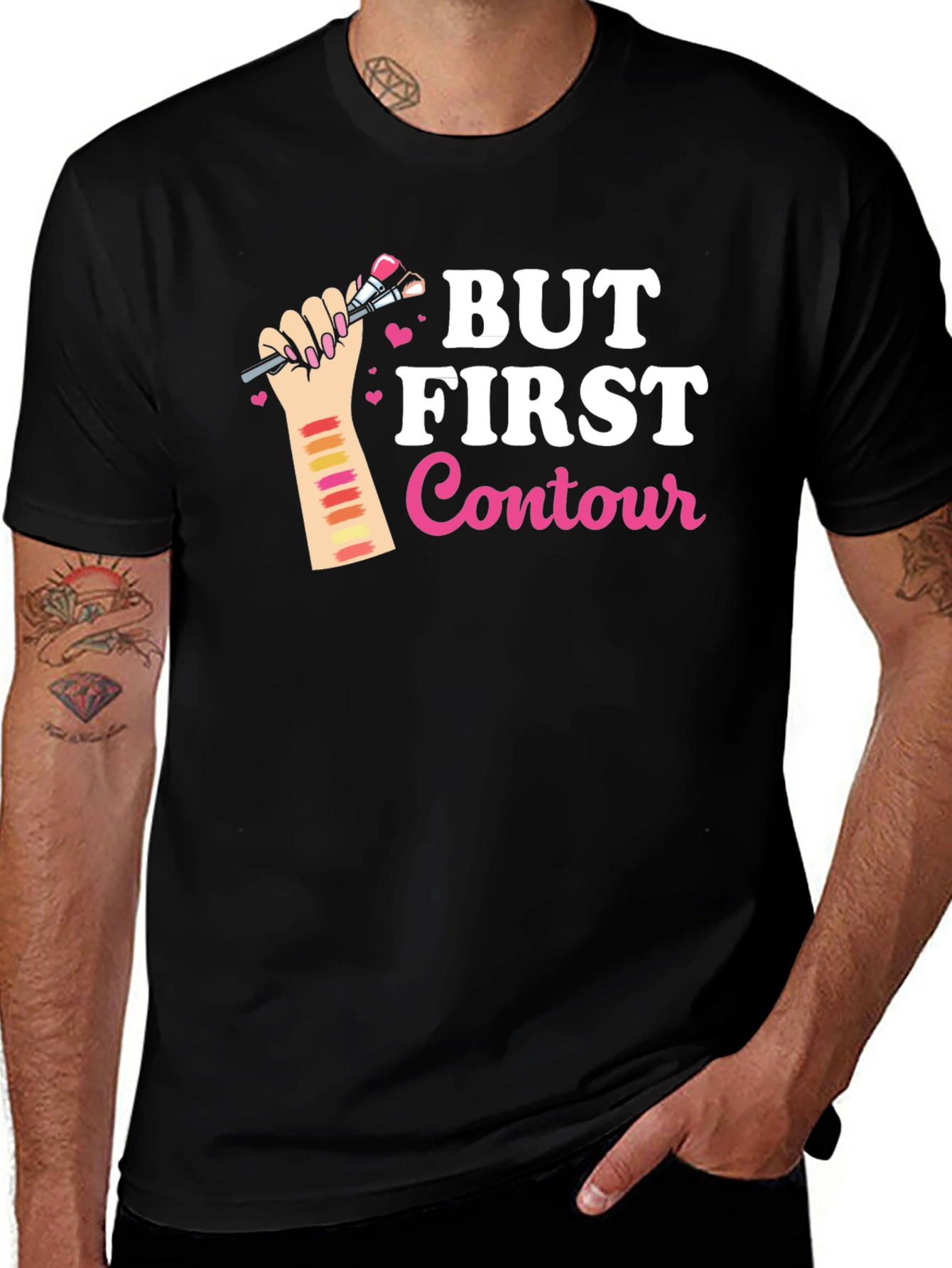 But First Contour Graphic T-Shirt