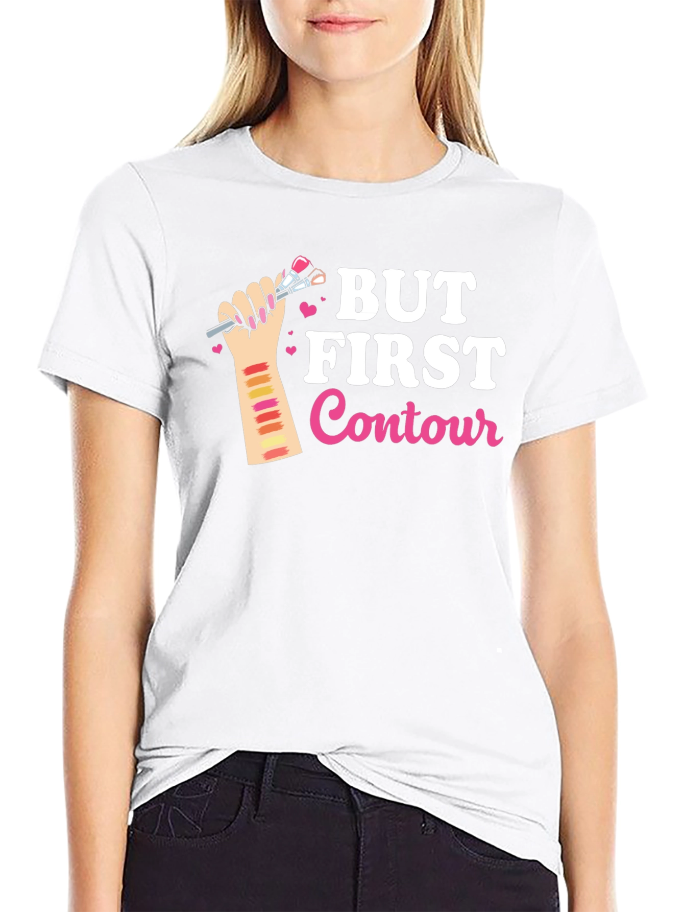 But First Contour Graphic T-Shirt