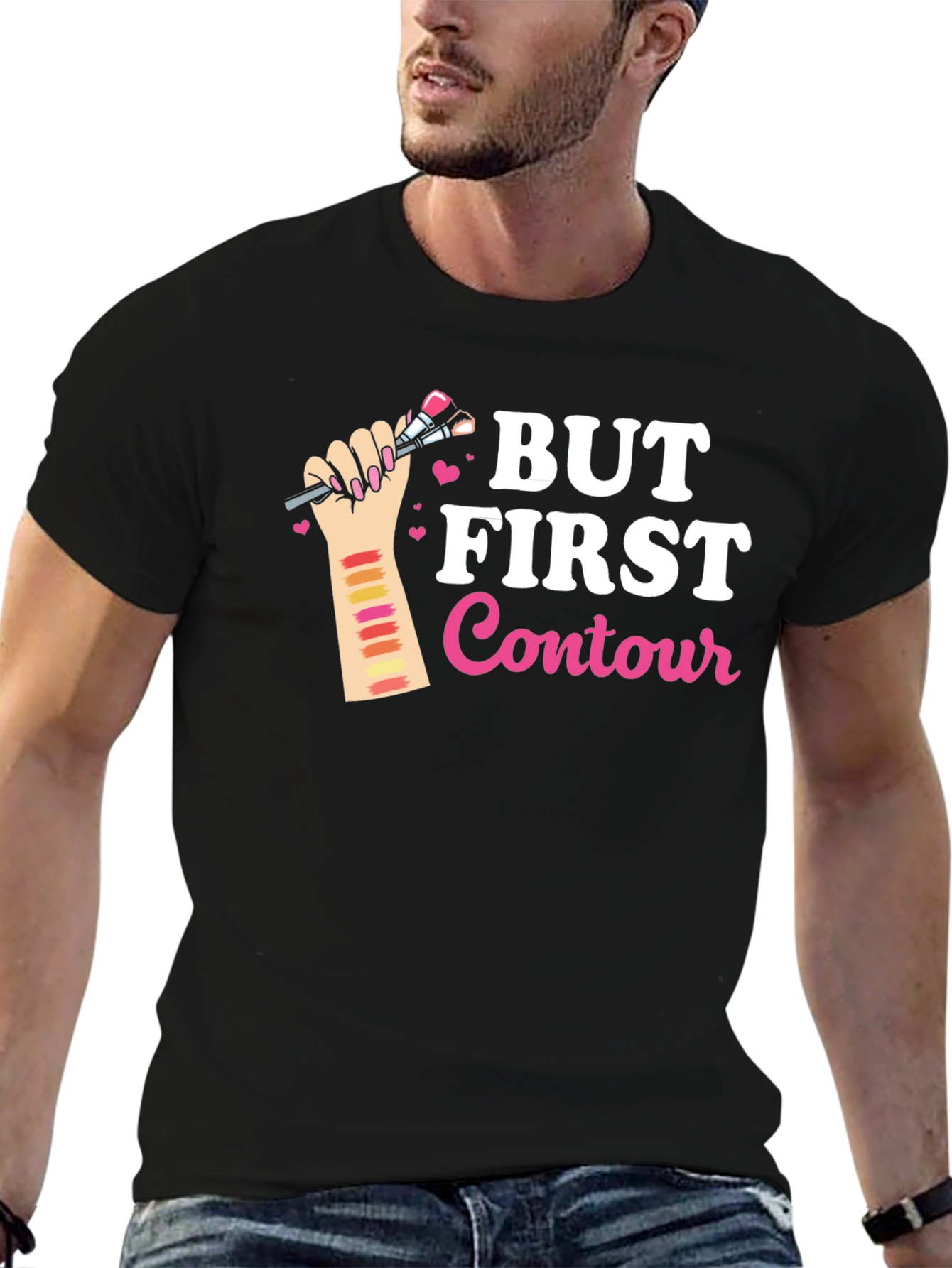 But First Contour Graphic T-Shirt