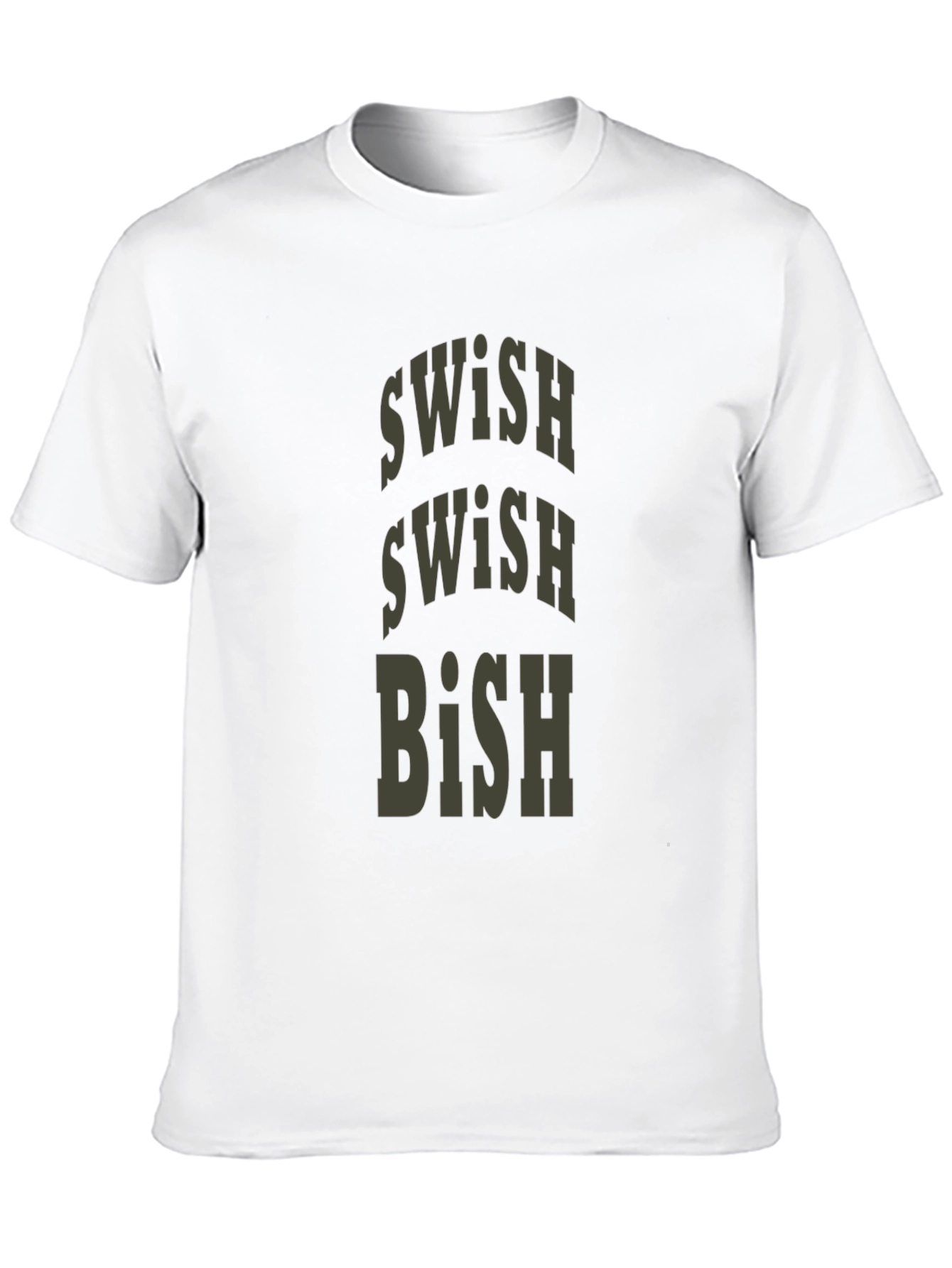 Swish Bish Graphic Tee - Trendy Casual Comfort