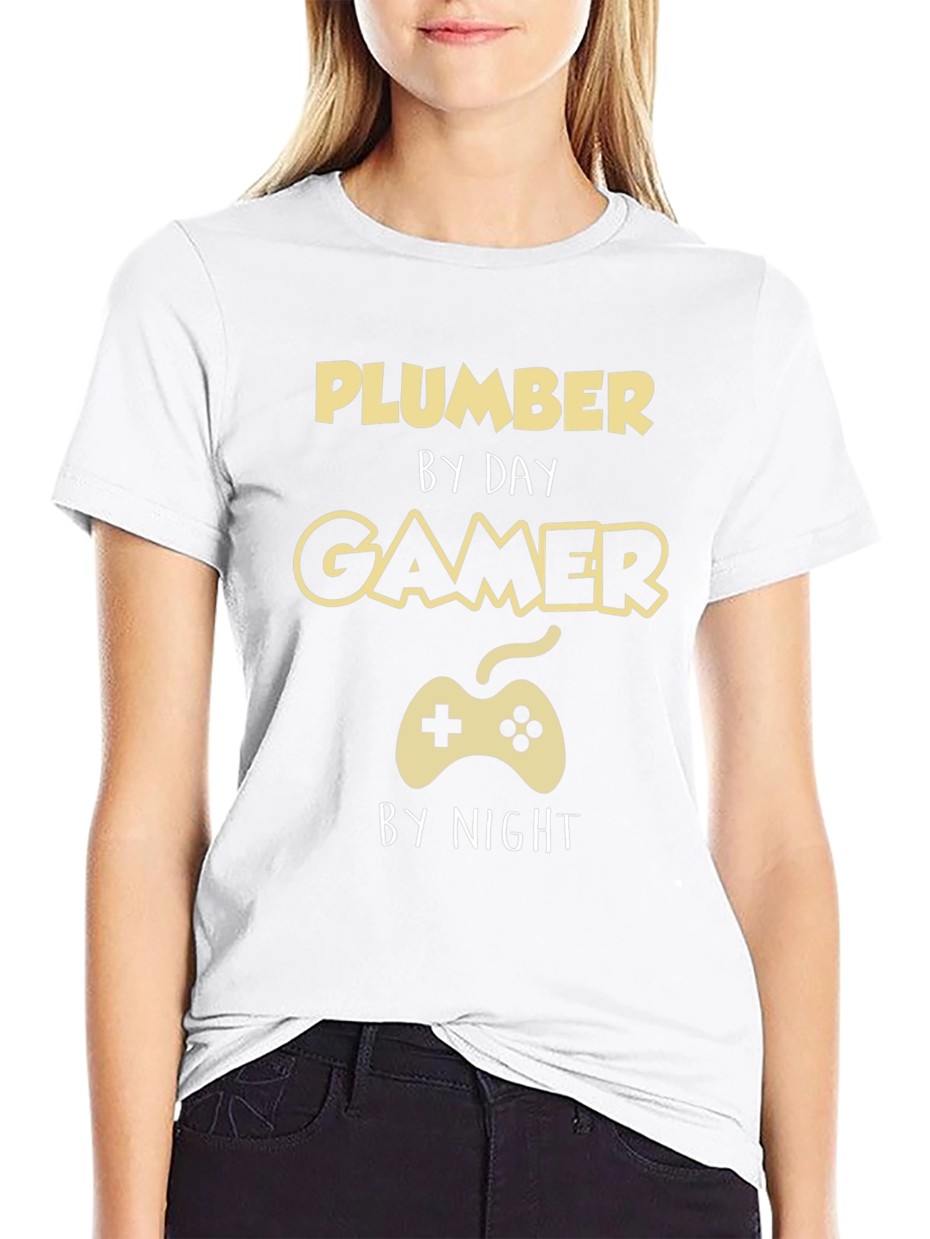 Plumber Gamer T-Shirt - Funny Occupation Tee