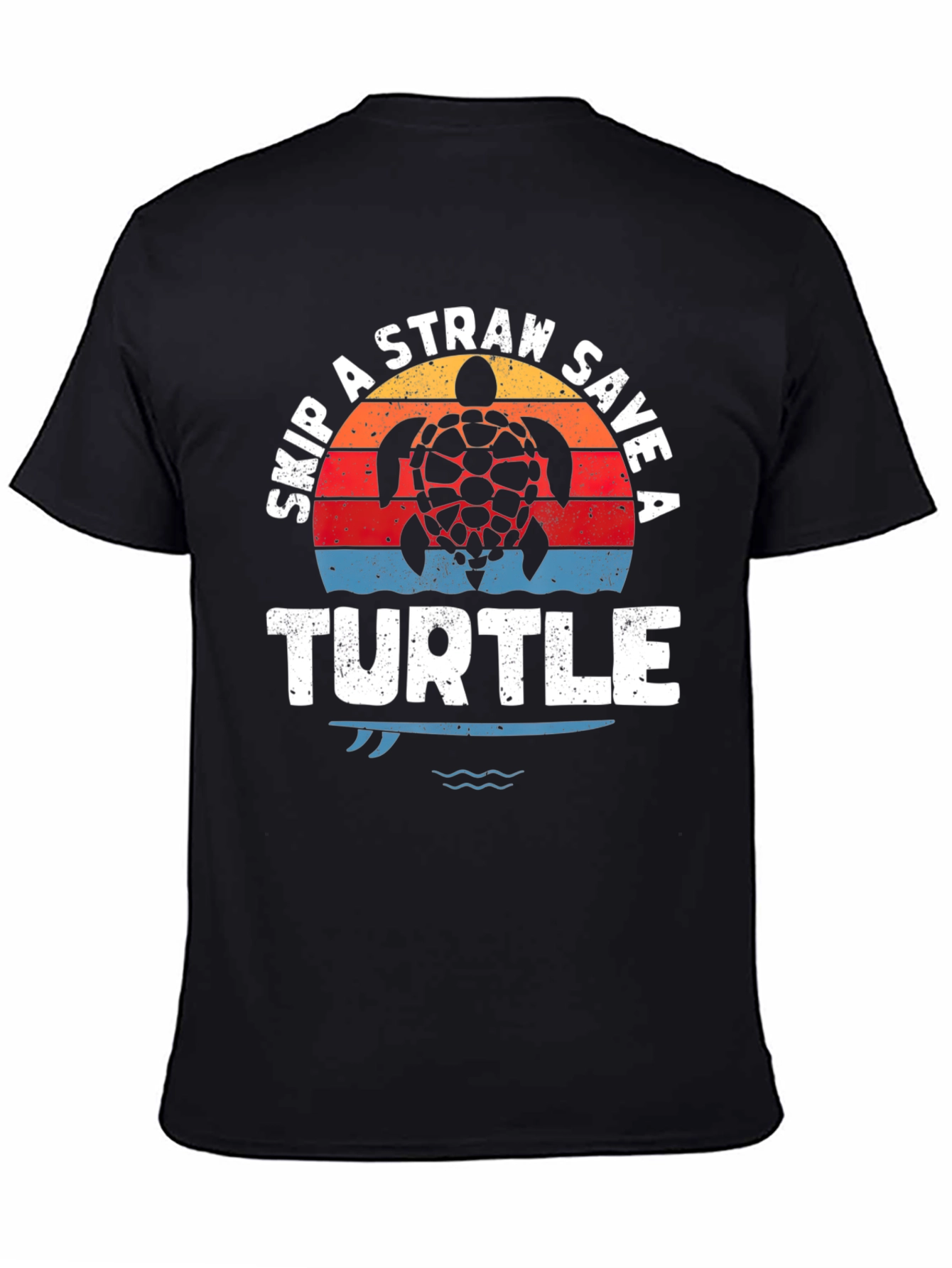 Save a Turtle Tee - Skip the Straw