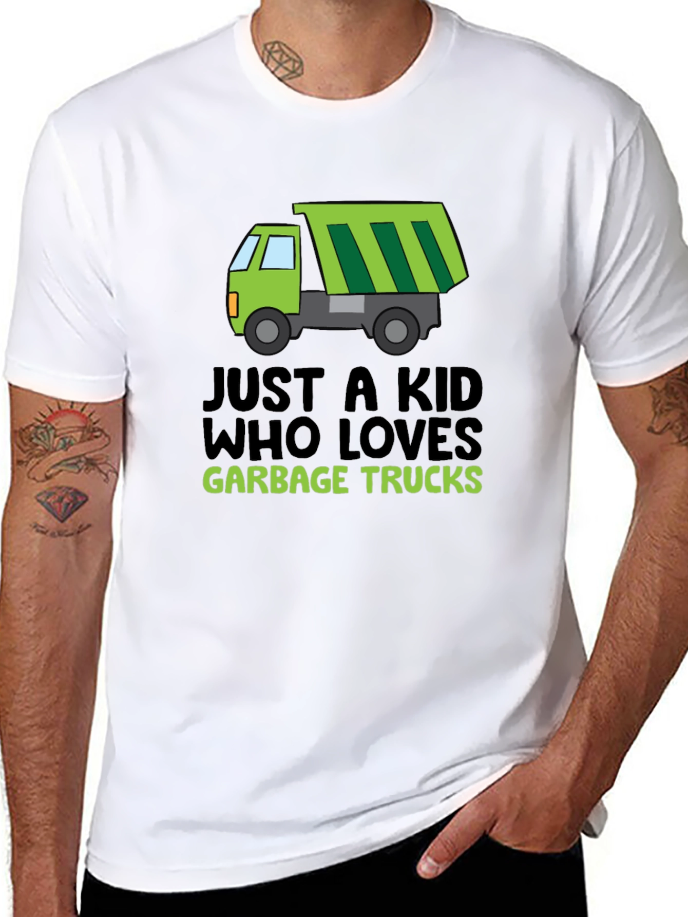 Garbage Truck Lover T-Shirt - Kids Design