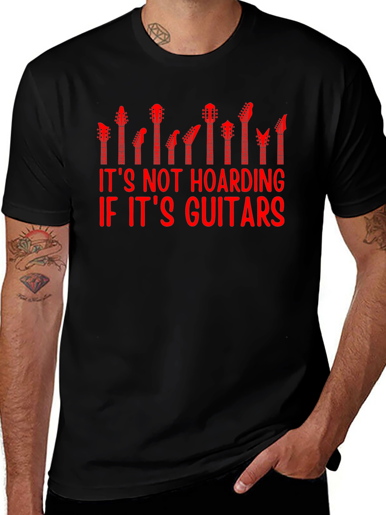 Its Not Hoarding If Its Guitars T-Shirt