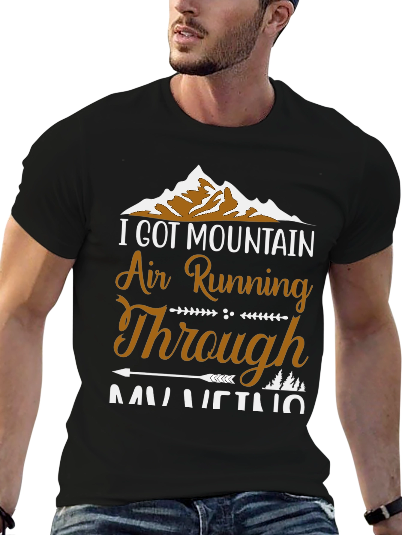 Mountain Air Running Graphic T-Shirt