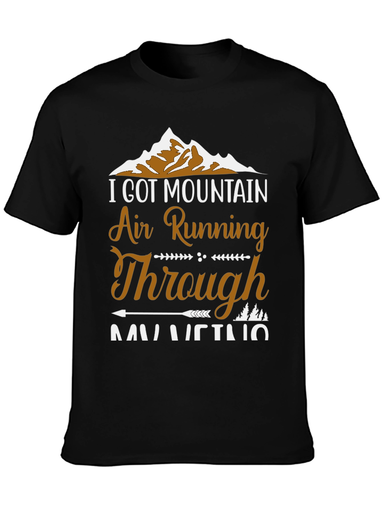 Mountain Air Running Graphic T-Shirt