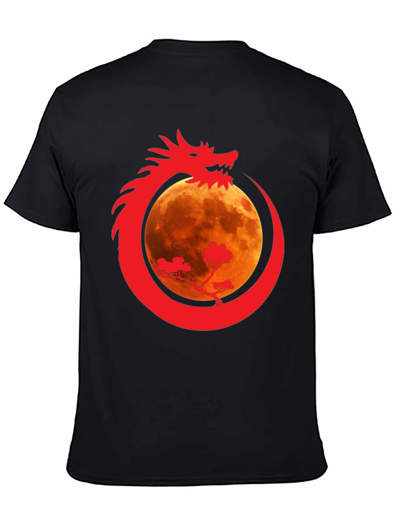 Dragon Moon Graphic T-Shirt - Unique Design