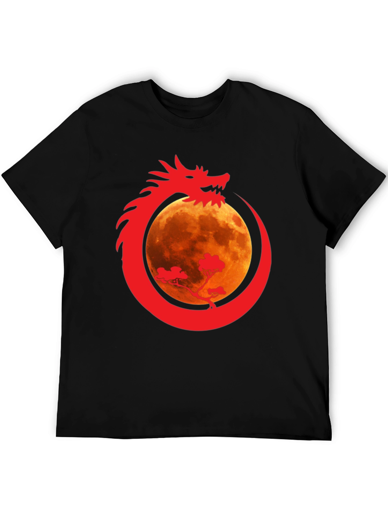 Dragon Moon Graphic T-Shirt - Unique Design