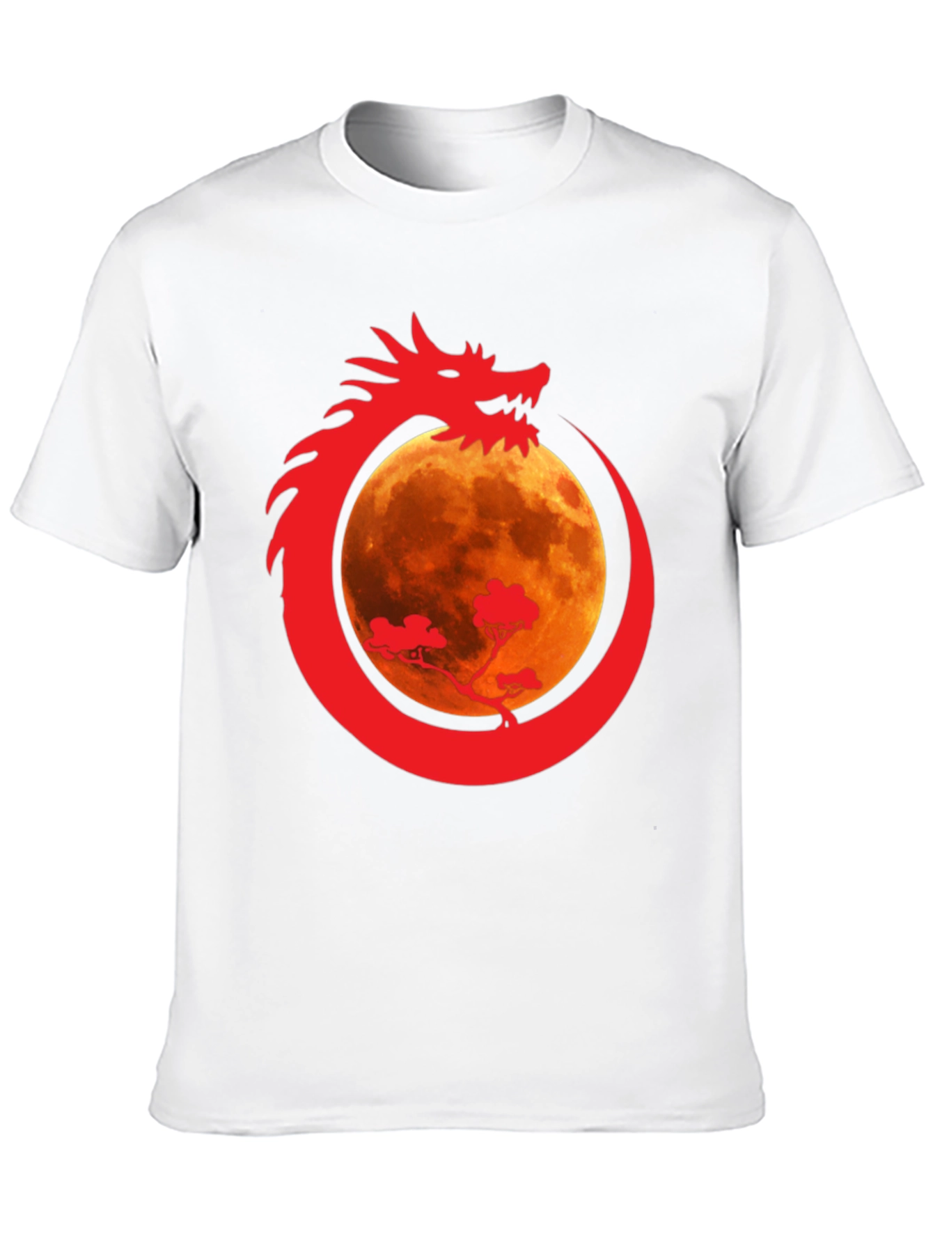 Dragon Moon Graphic T-Shirt - Unique Design