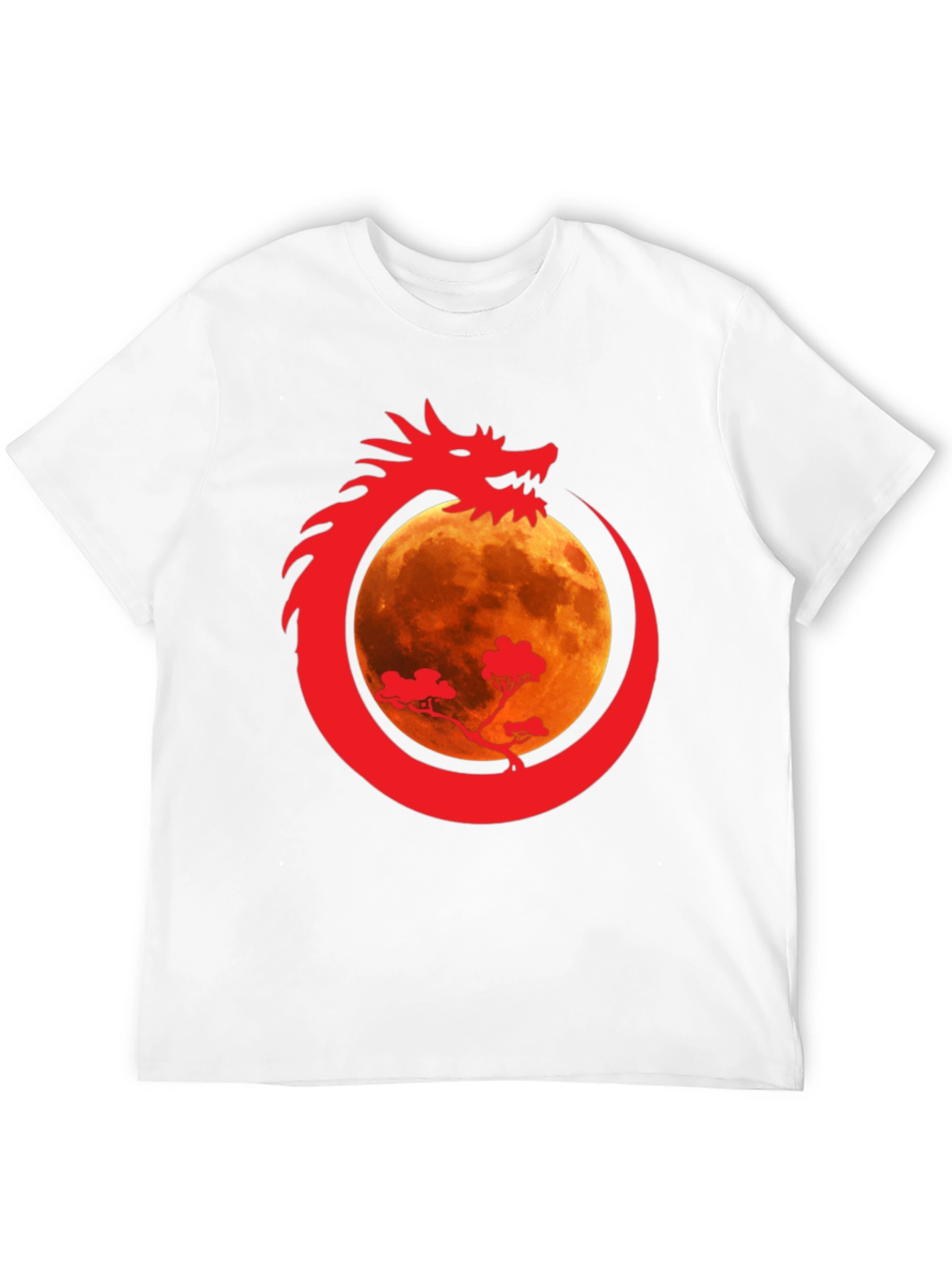 Dragon Moon Graphic T-Shirt - Unique Design