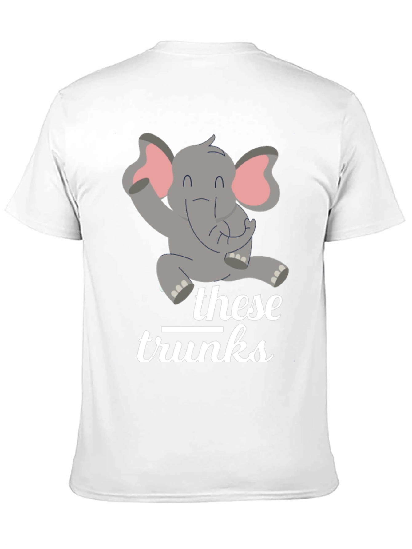 Funny Elephant These Trunks Graphic Tee