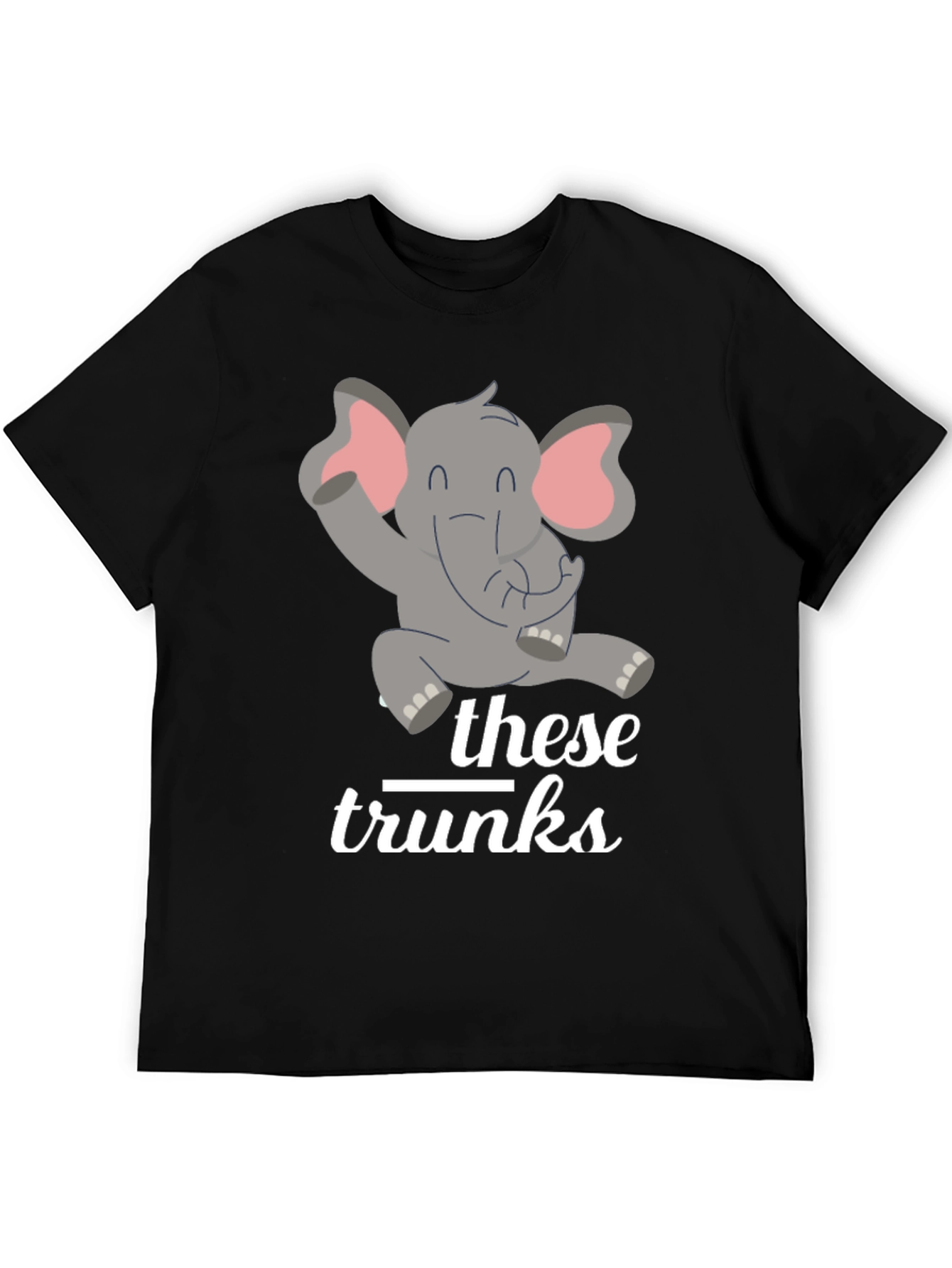 Funny Elephant These Trunks Graphic Tee