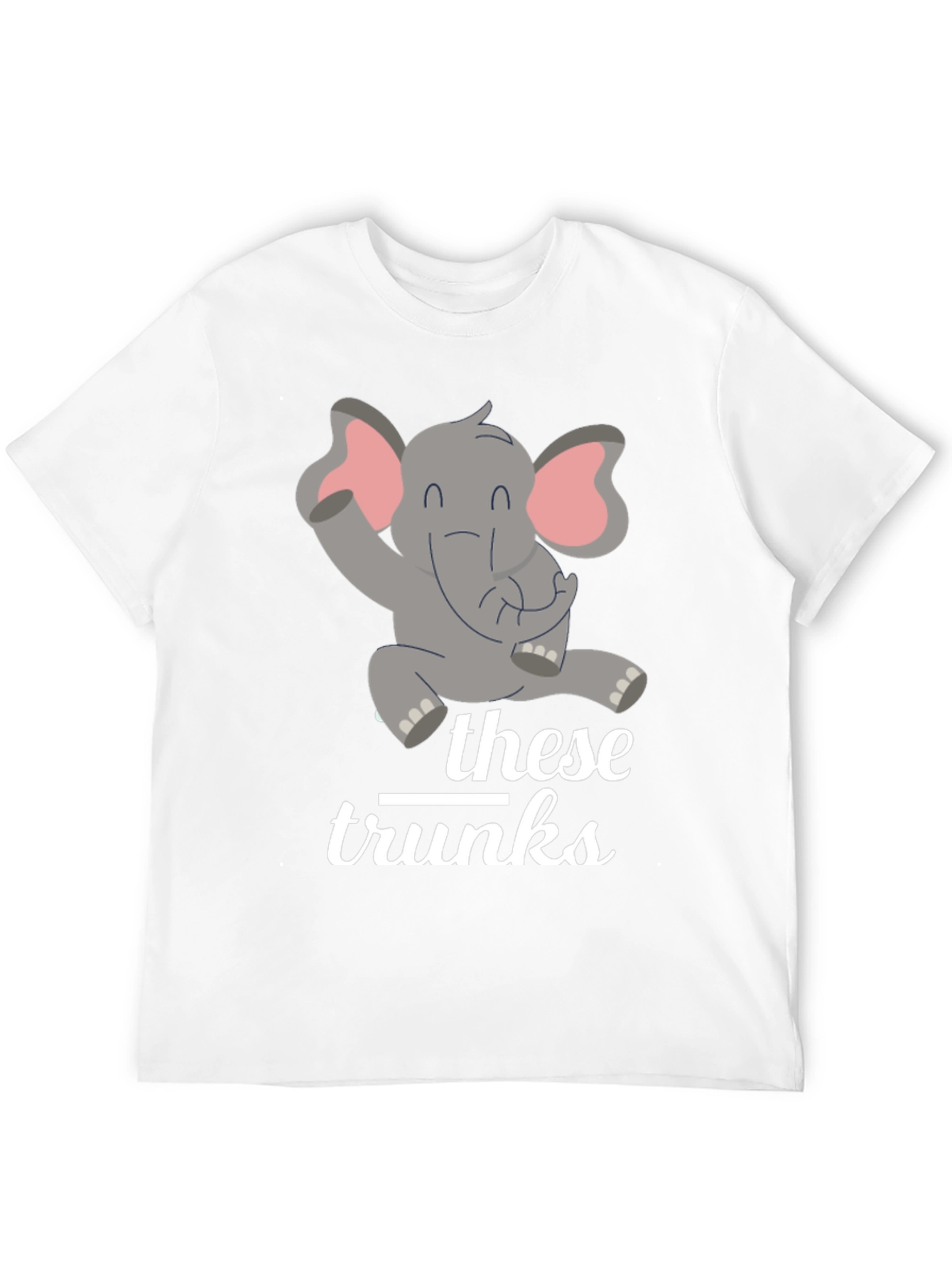 Funny Elephant These Trunks Graphic Tee
