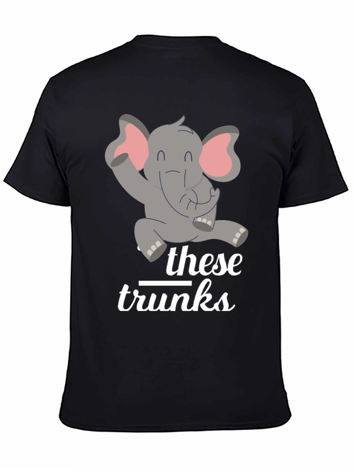 Funny Elephant These Trunks Graphic Tee