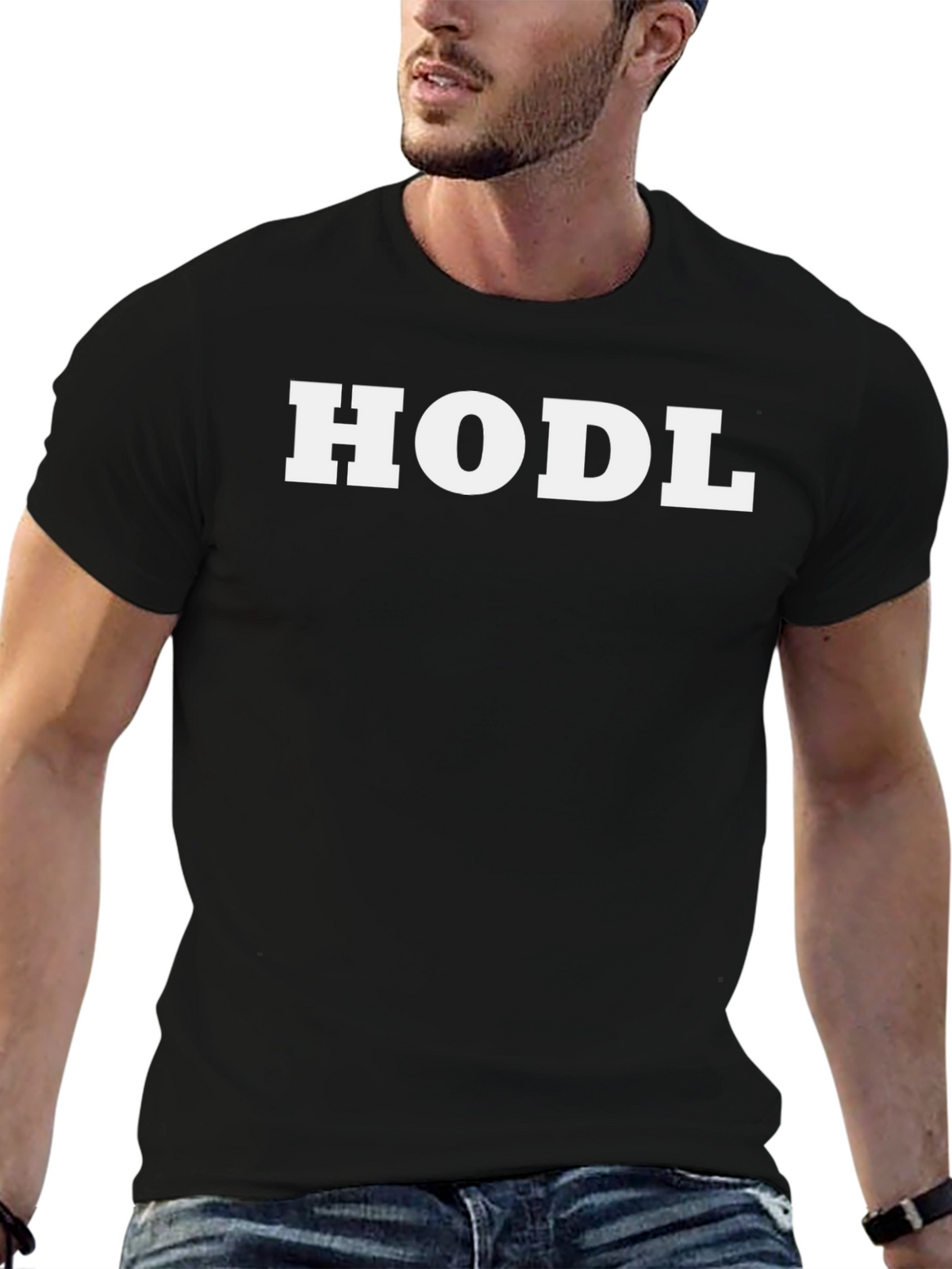 HODL Crypto T-Shirt - Black Short Sleeve