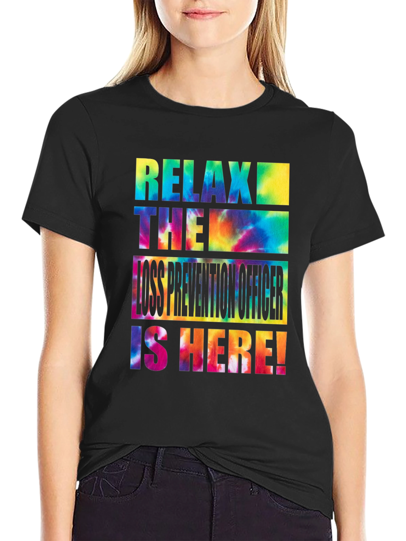 Relax Loss Prevention Officer Tie-Dye T-Shirt