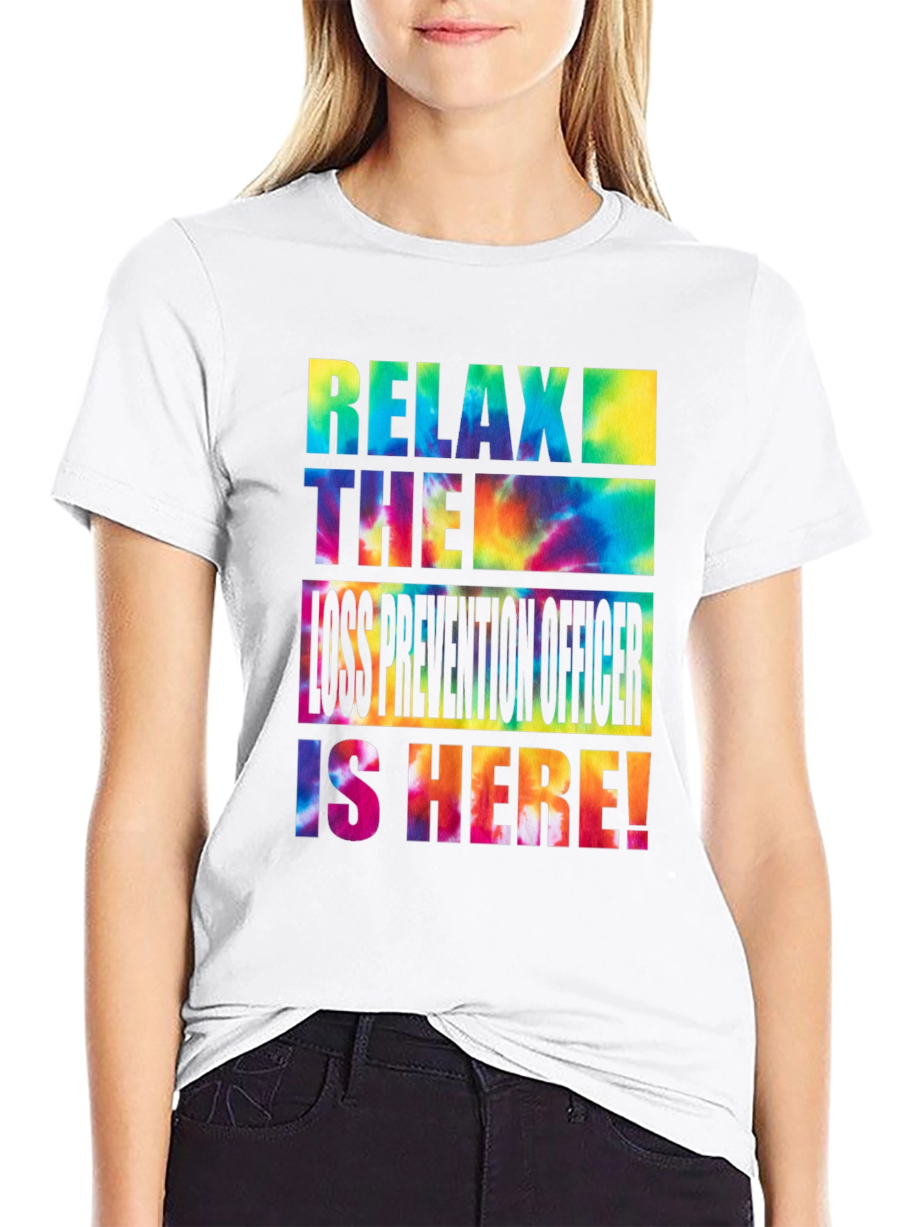 Relax Loss Prevention Officer Tie-Dye T-Shirt