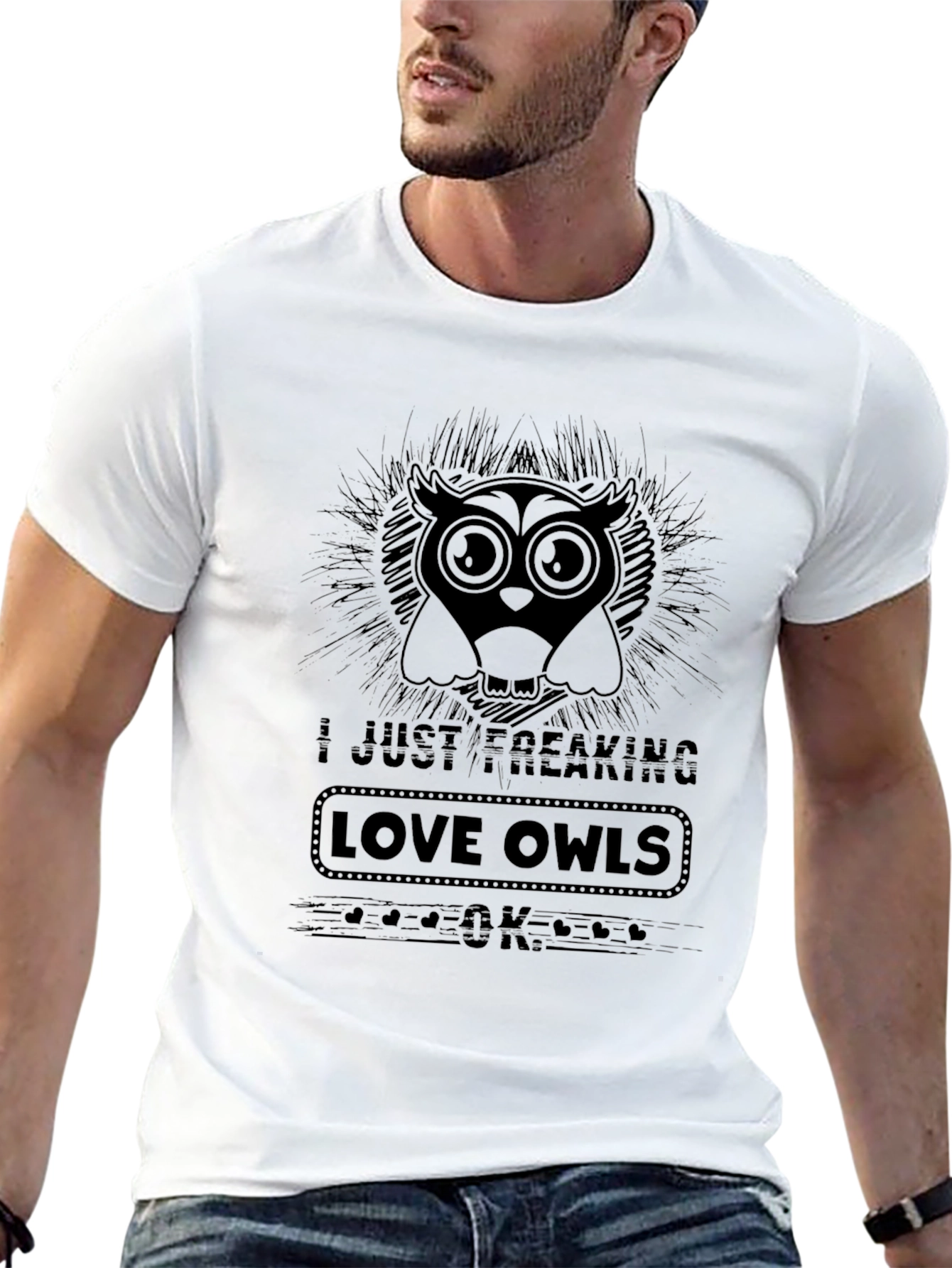 I Just Freaking Love Owls Graphic Tee
