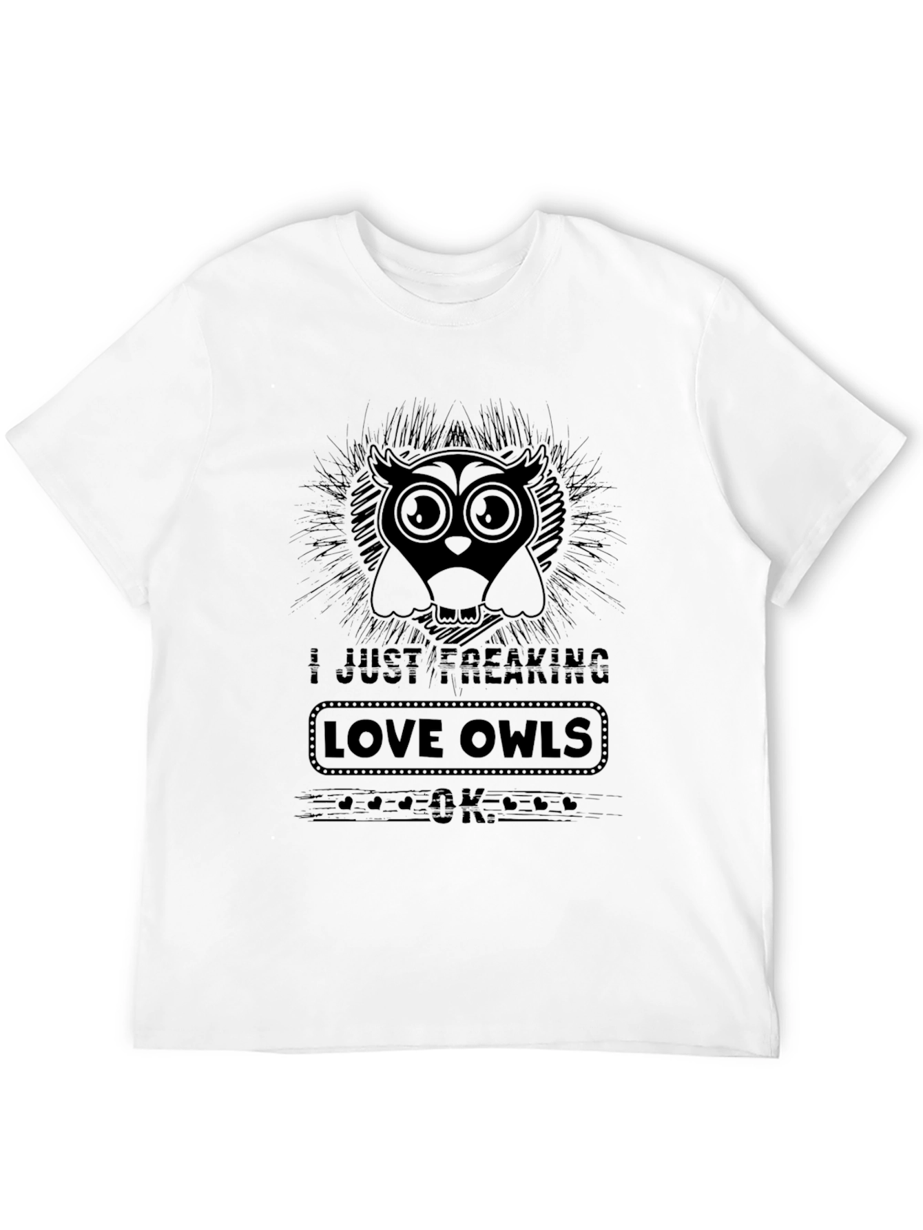 I Just Freaking Love Owls Graphic Tee