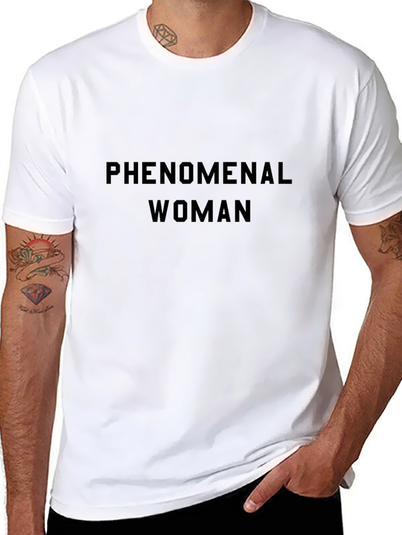 Phenomenal Woman Graphic Tee - Unisex Black T-Shirt