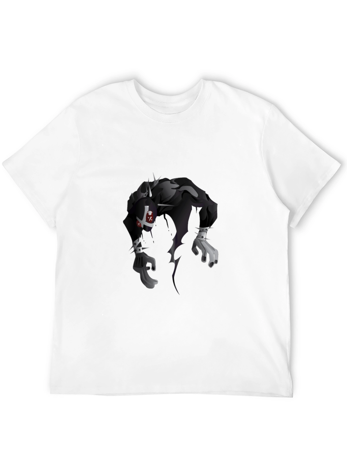 Cool Graphic Tee - Spiked Monster Design