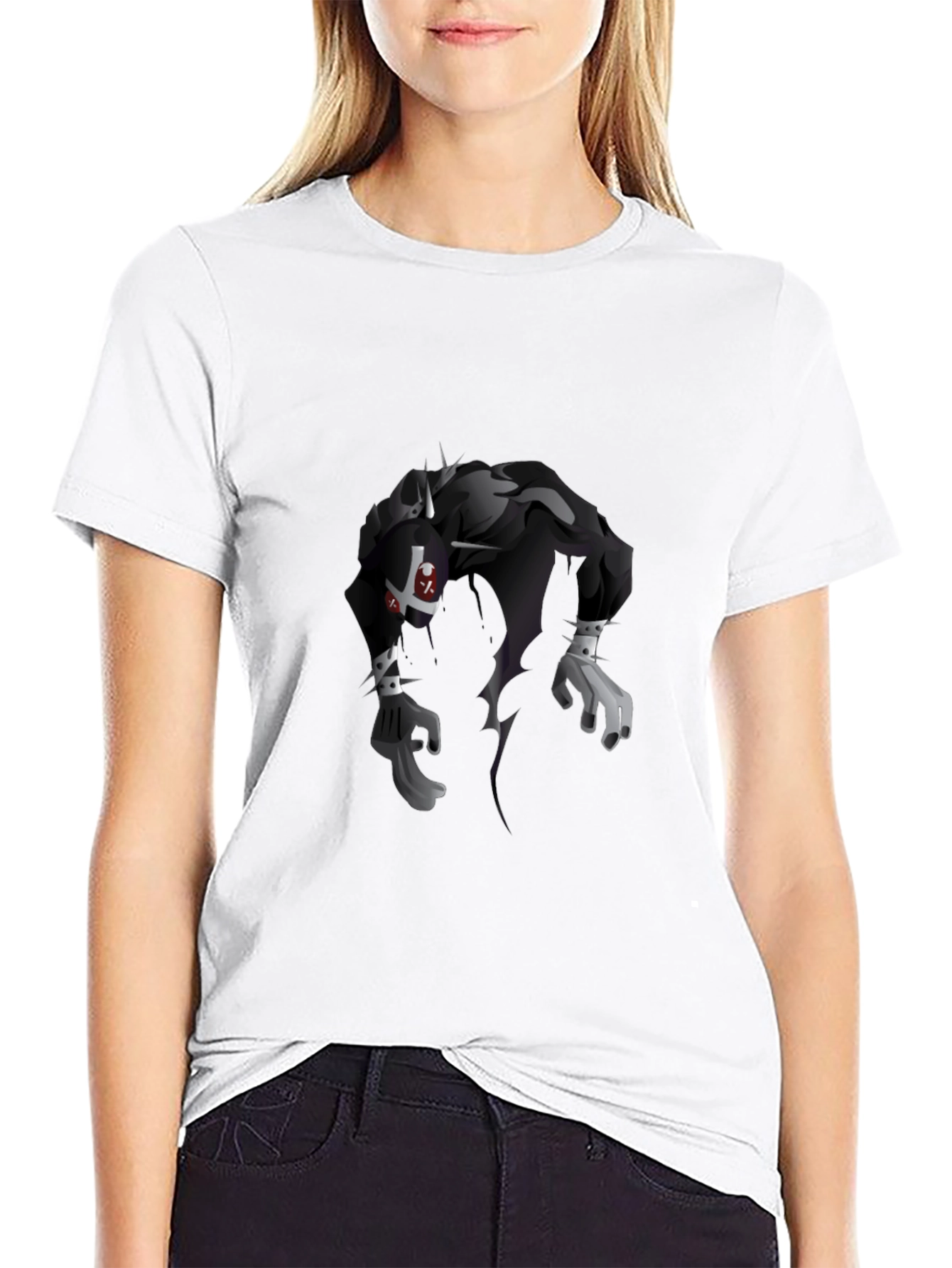 Cool Graphic Tee - Spiked Monster Design