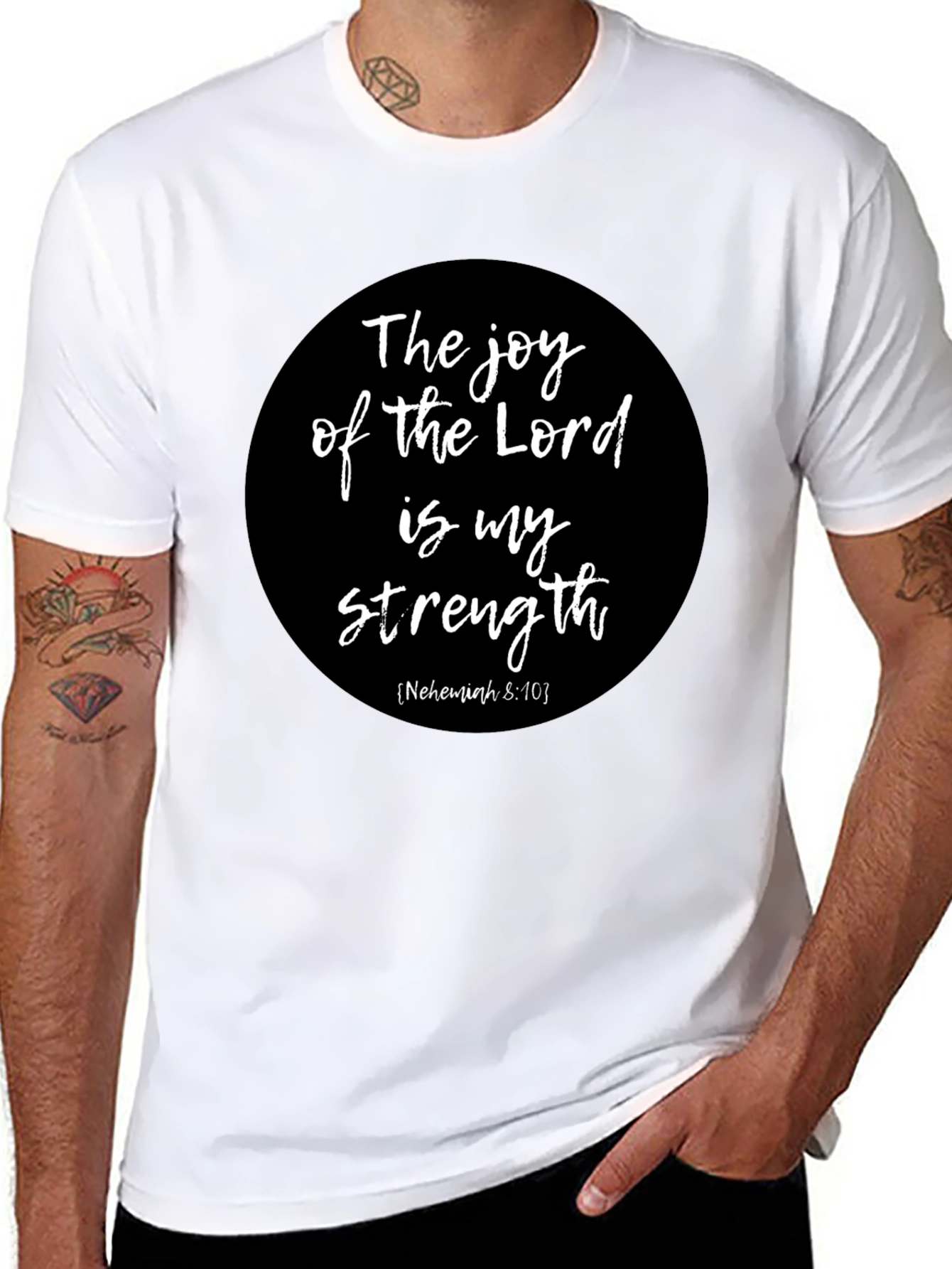Joy of the Lord T-Shirt - Nehemiah 8:10