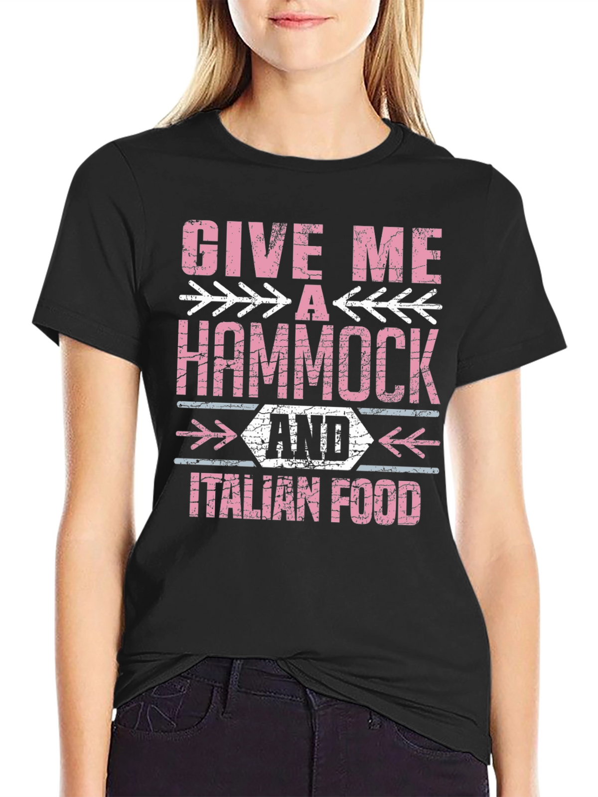 Give Me A Hammock & Italian Food T-Shirt