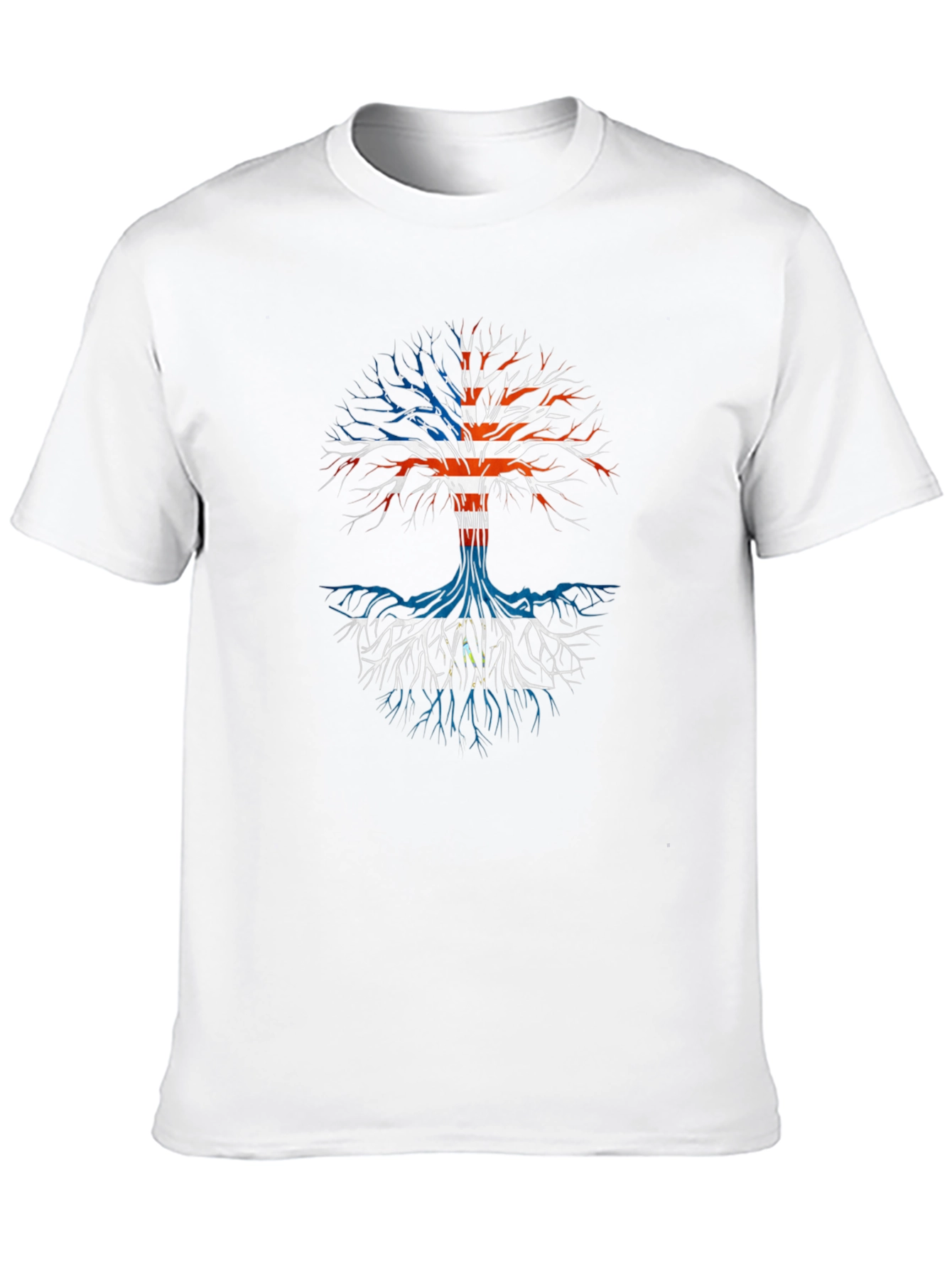 Patriotic Tree Graphic Tee - USA Roots