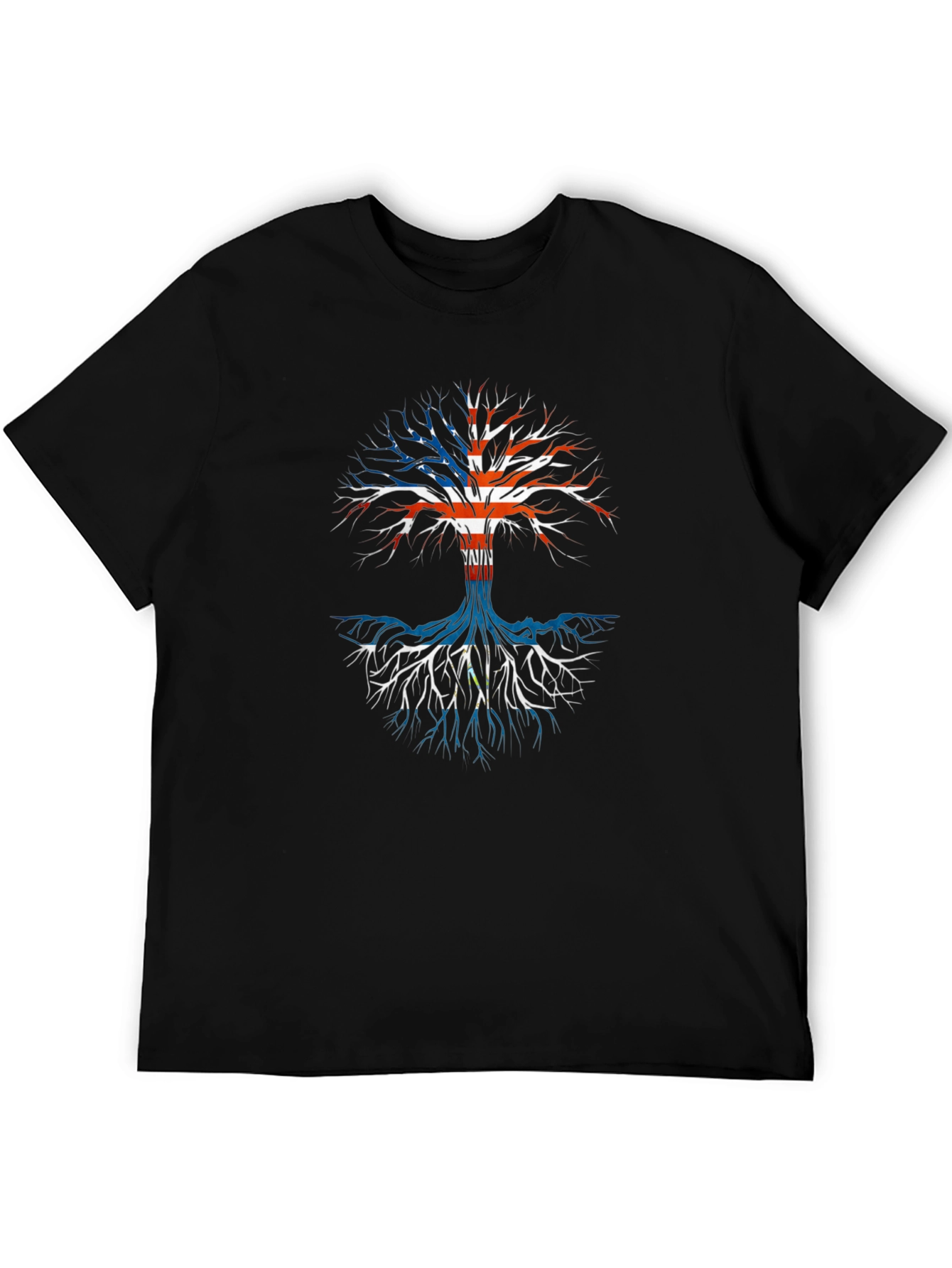 Patriotic Tree Graphic Tee - USA Roots