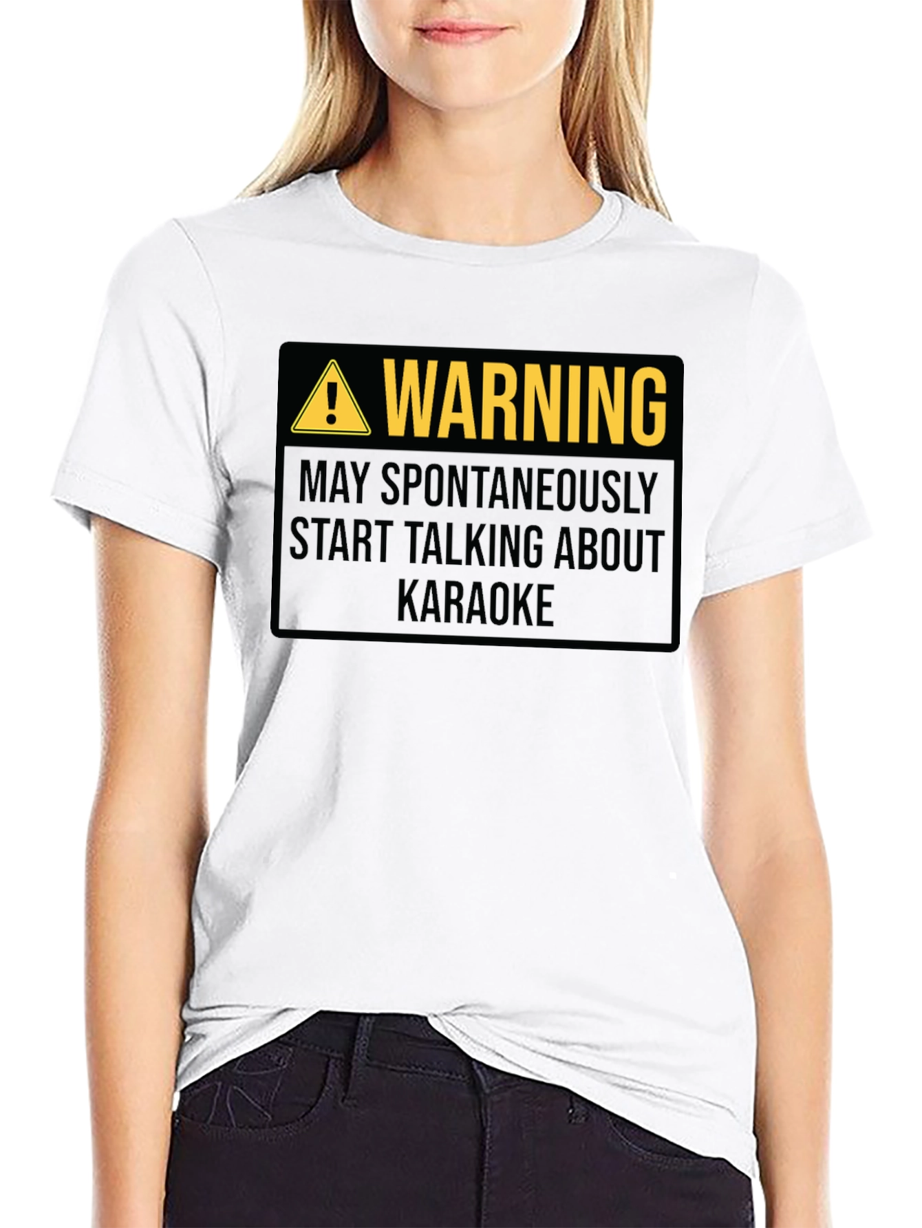 Warning Karaoke T-Shirt