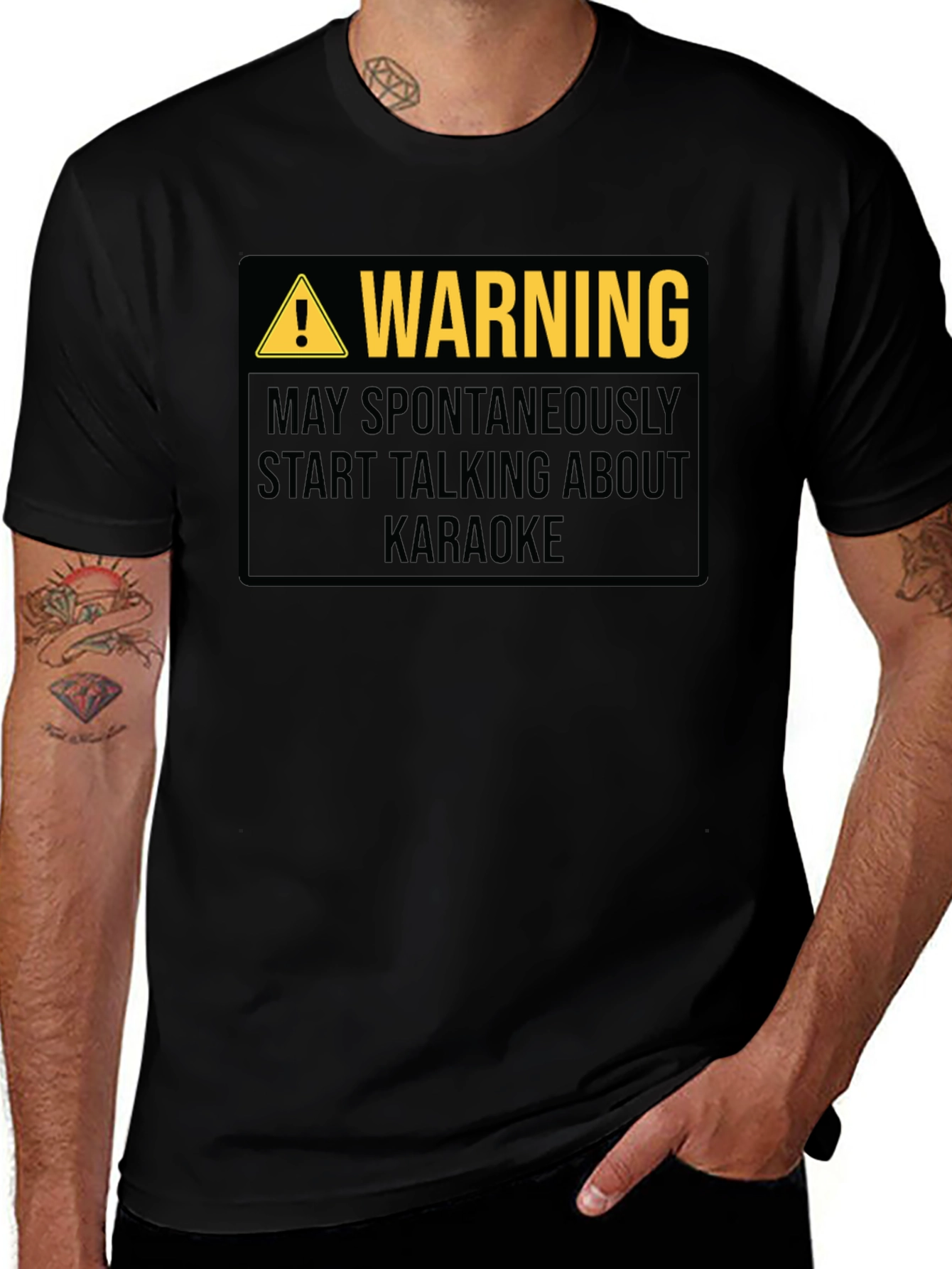 Warning Karaoke T-Shirt