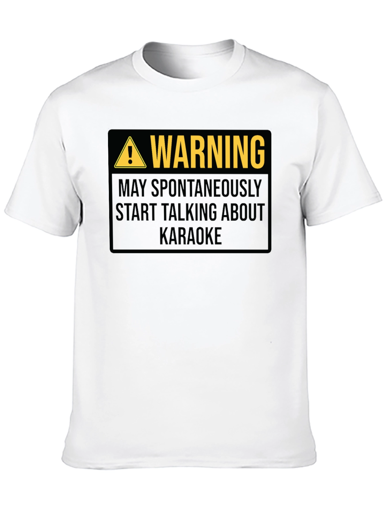 Warning Karaoke T-Shirt