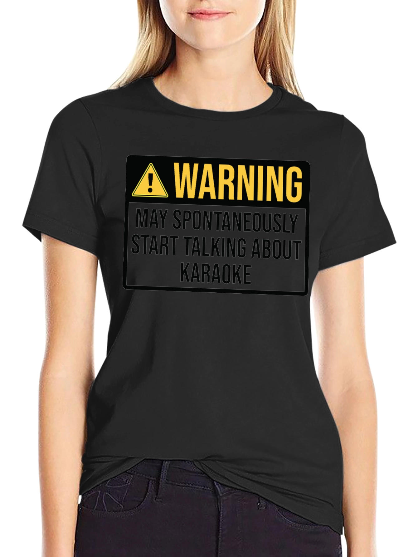 Warning Karaoke T-Shirt