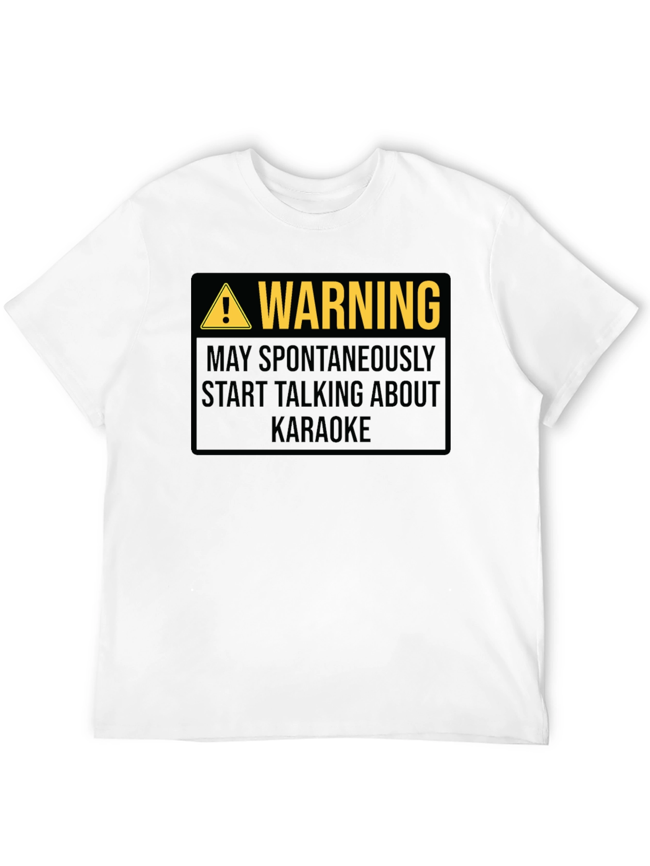 Warning Karaoke T-Shirt