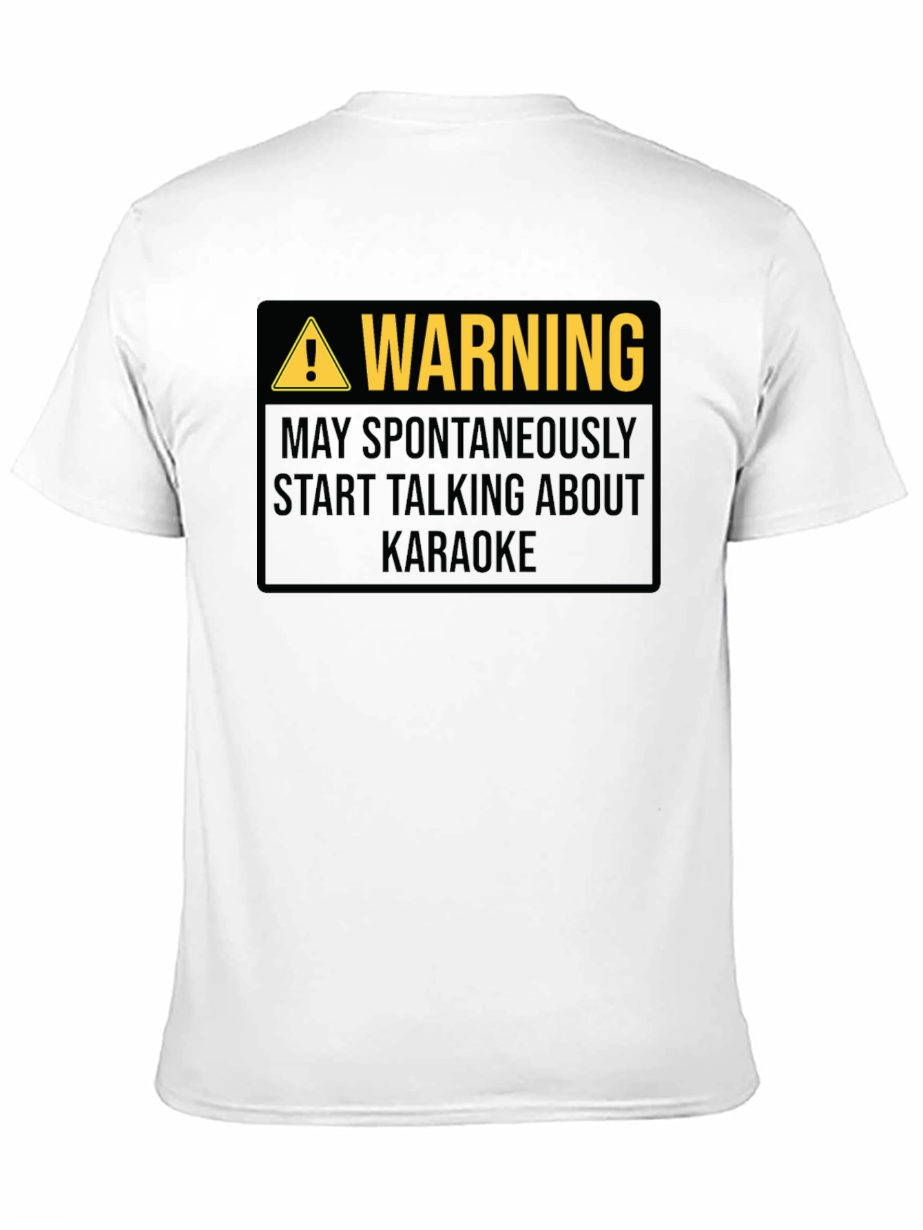 Warning Karaoke T-Shirt