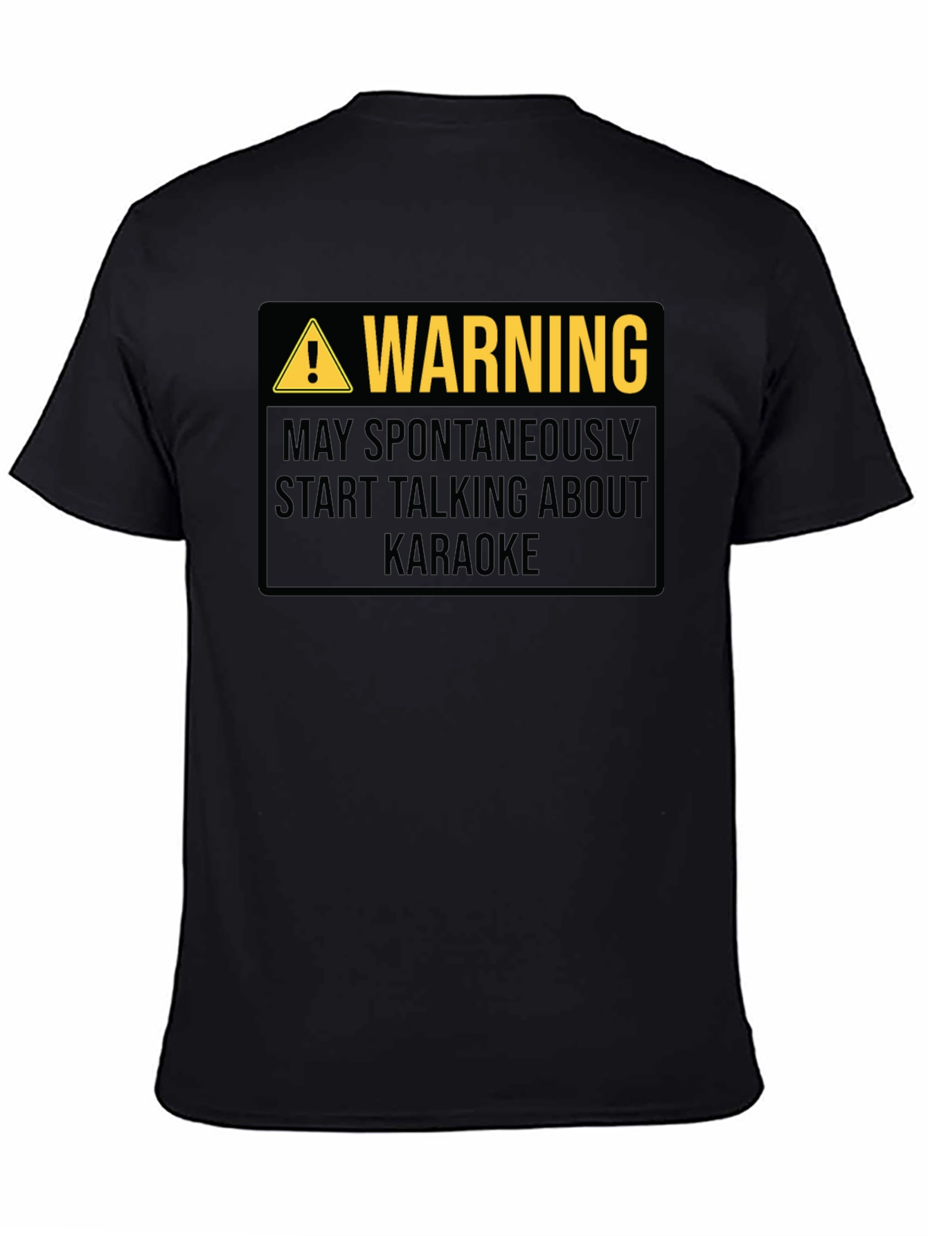 Warning Karaoke T-Shirt