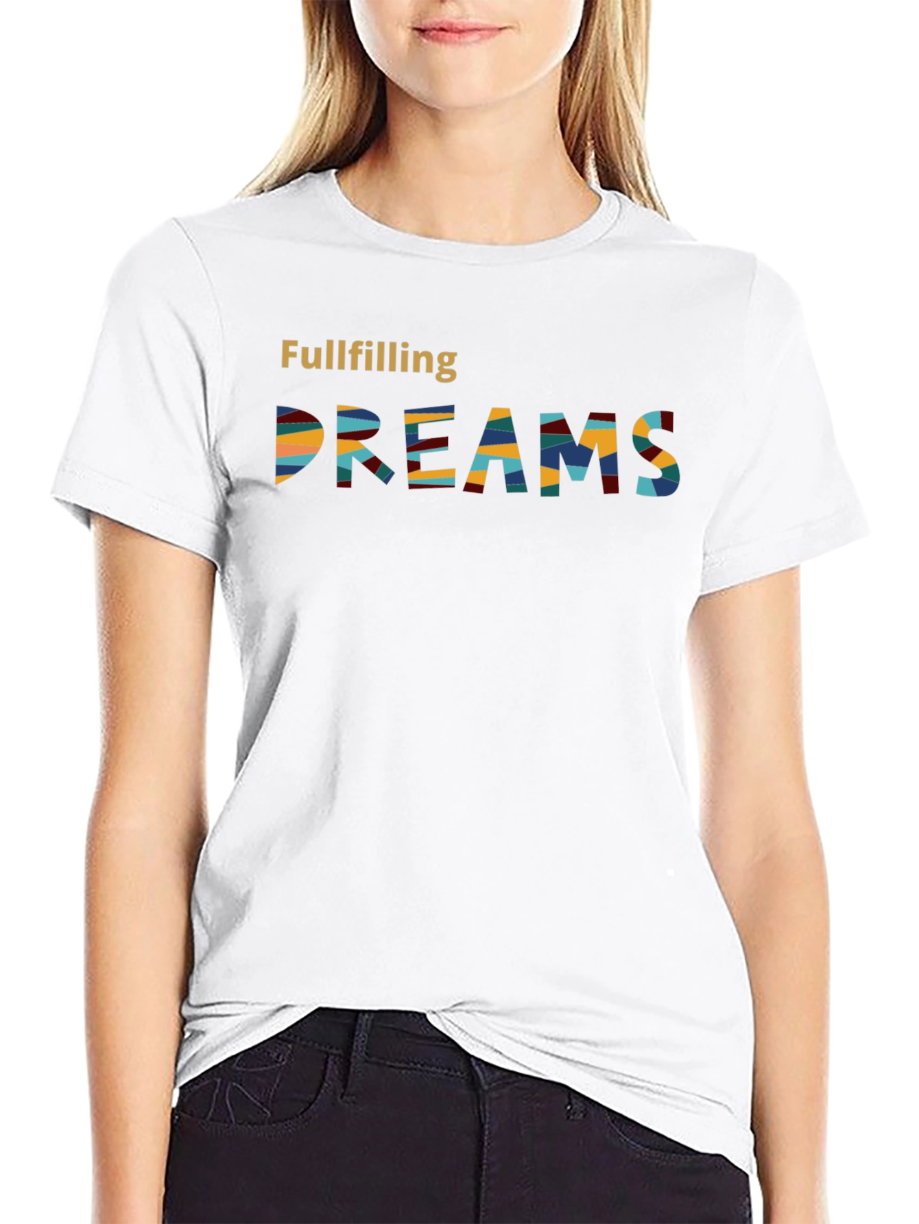 Fulfilling Dreams Graphic T-Shirt - Stylish Crew Neck Tee