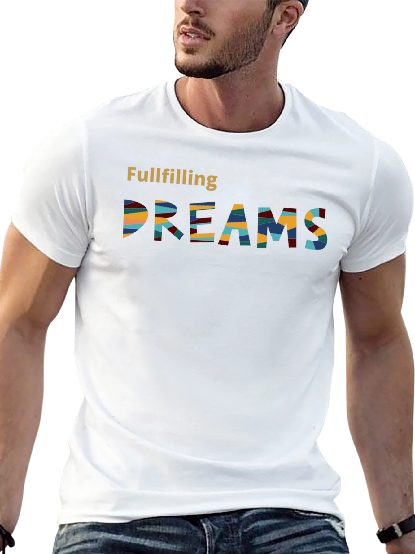 Fulfilling Dreams Graphic T-Shirt - Stylish Crew Neck Tee