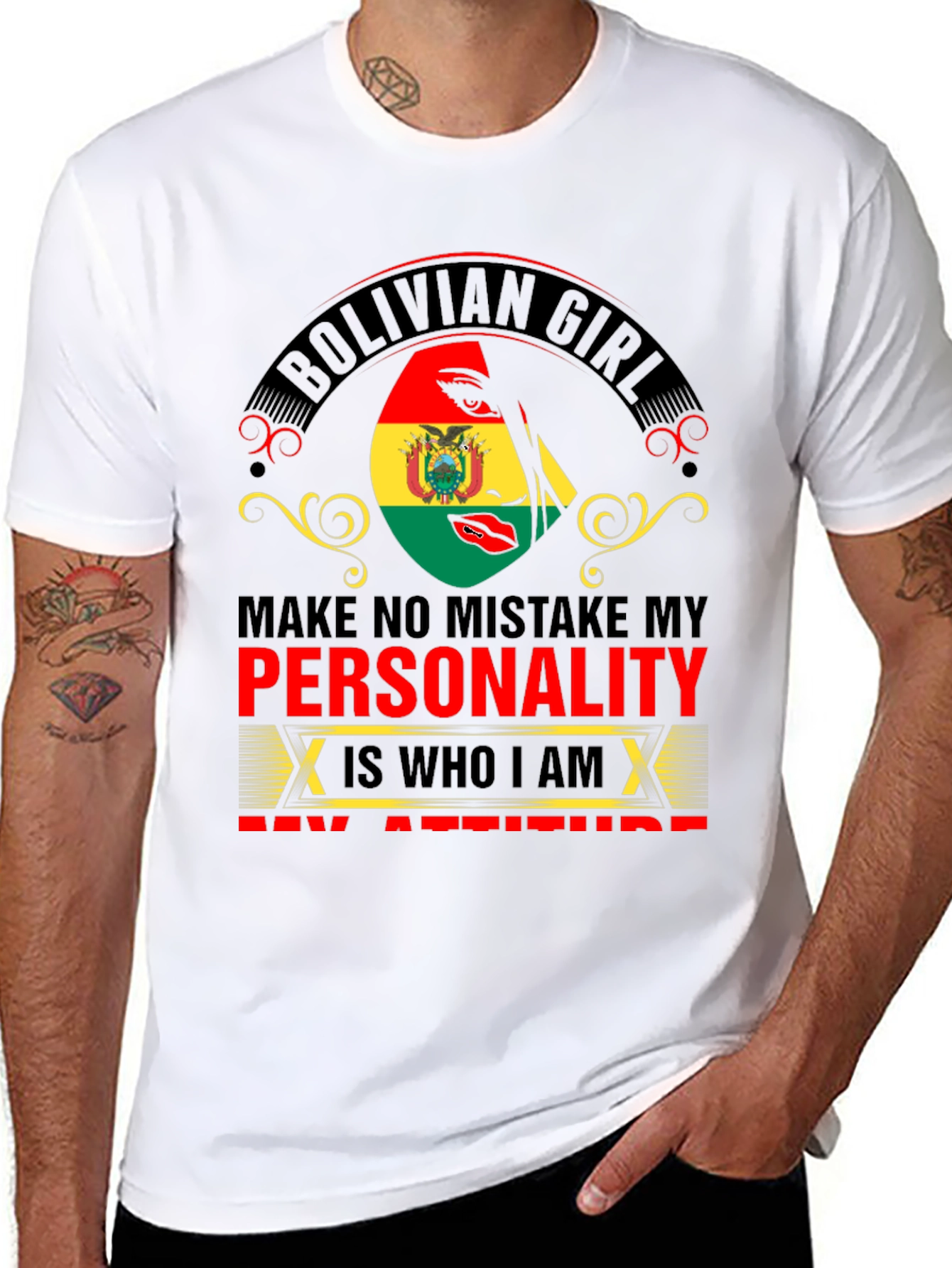 Bolivian Girl Personality Attitude T-Shirt