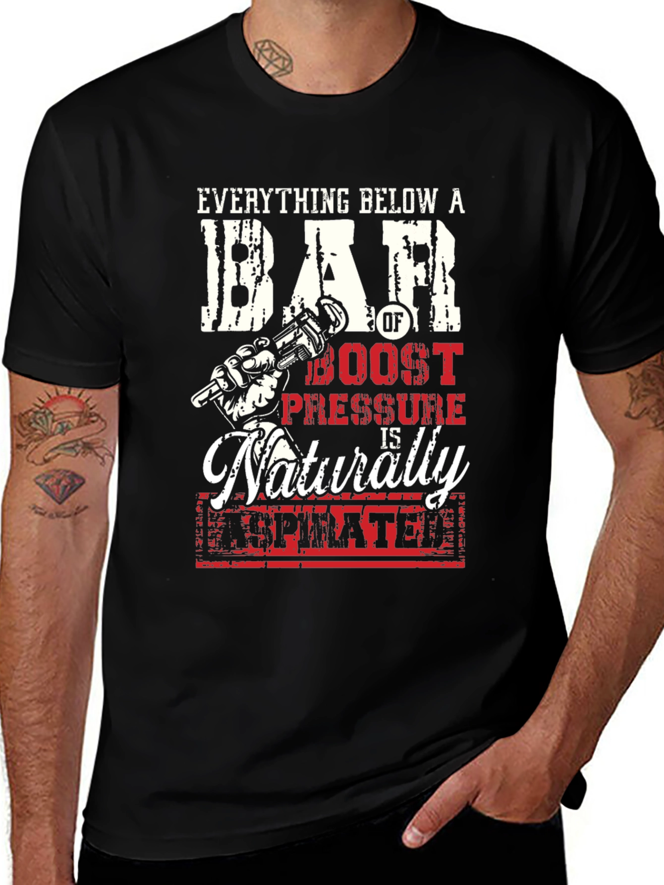 Everything Below a BAR Boost Pressure T-Shirt