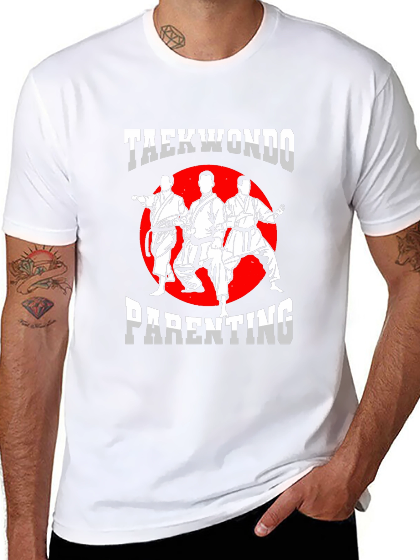 Taekwondo Parenting Black T-Shirt